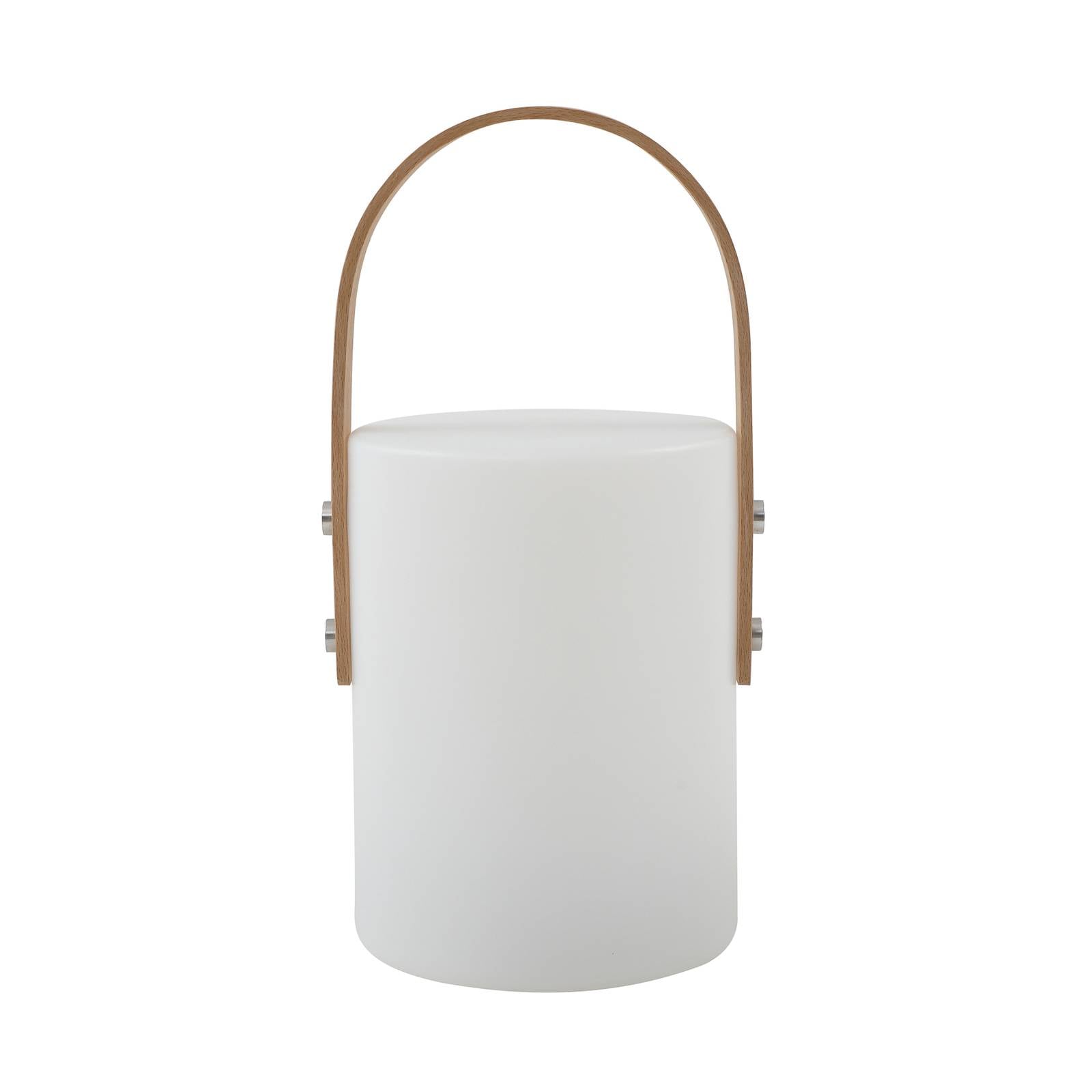Lindby LED-Akku-Außentischleuchte Juria, weiß, CCT, IP44