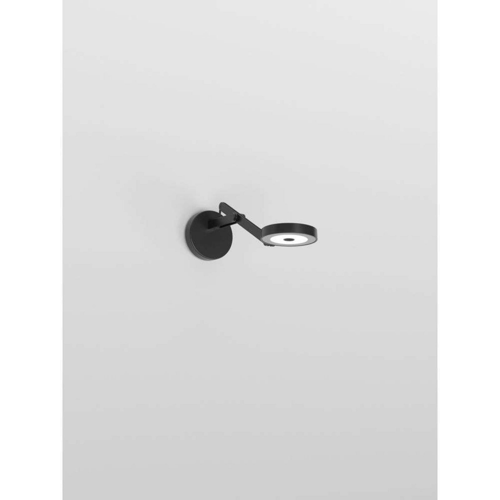 - String W0 Vegglampe w/Hull DTW Matt Svart/Svart