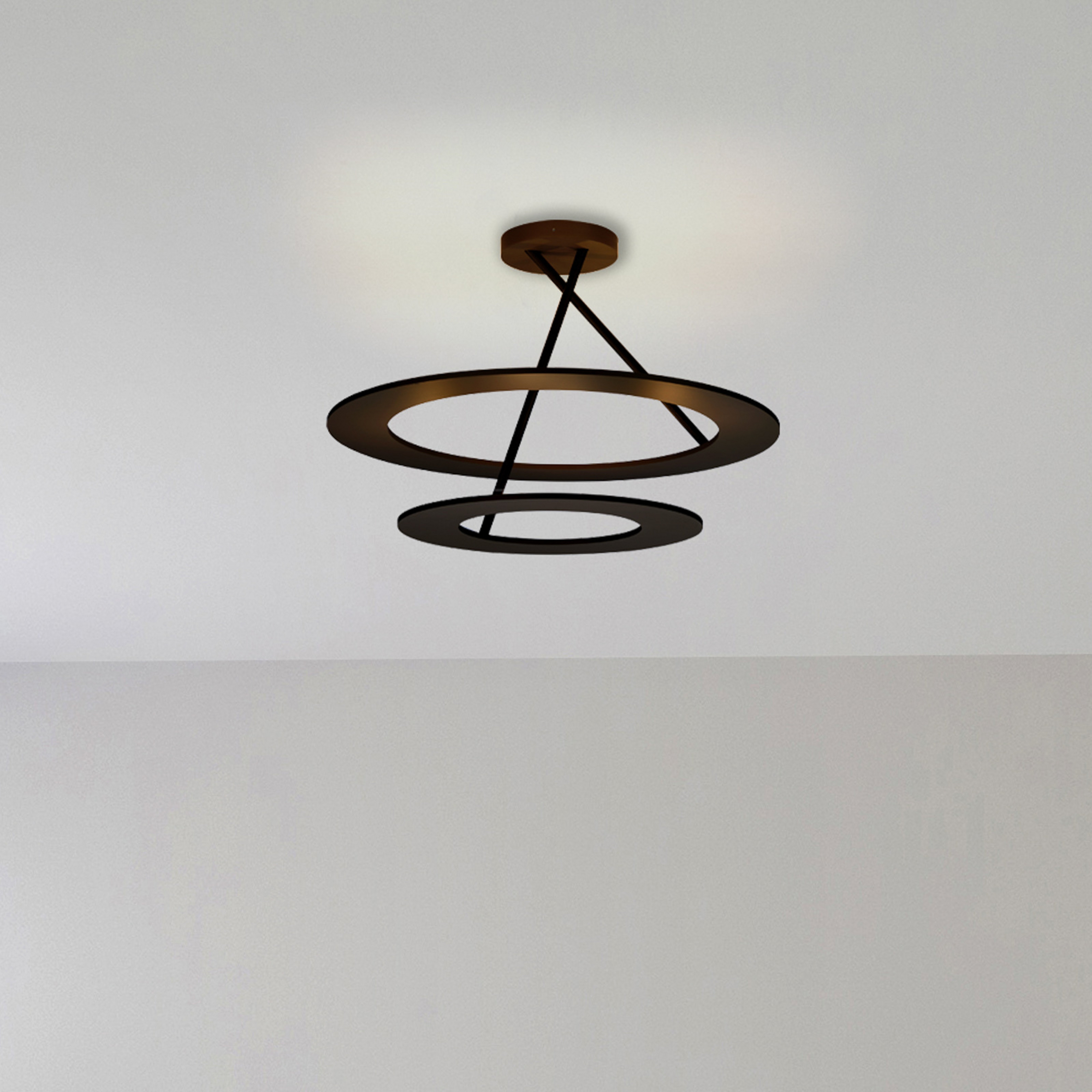 Bopp Stella LED plafoniera 2 anelli