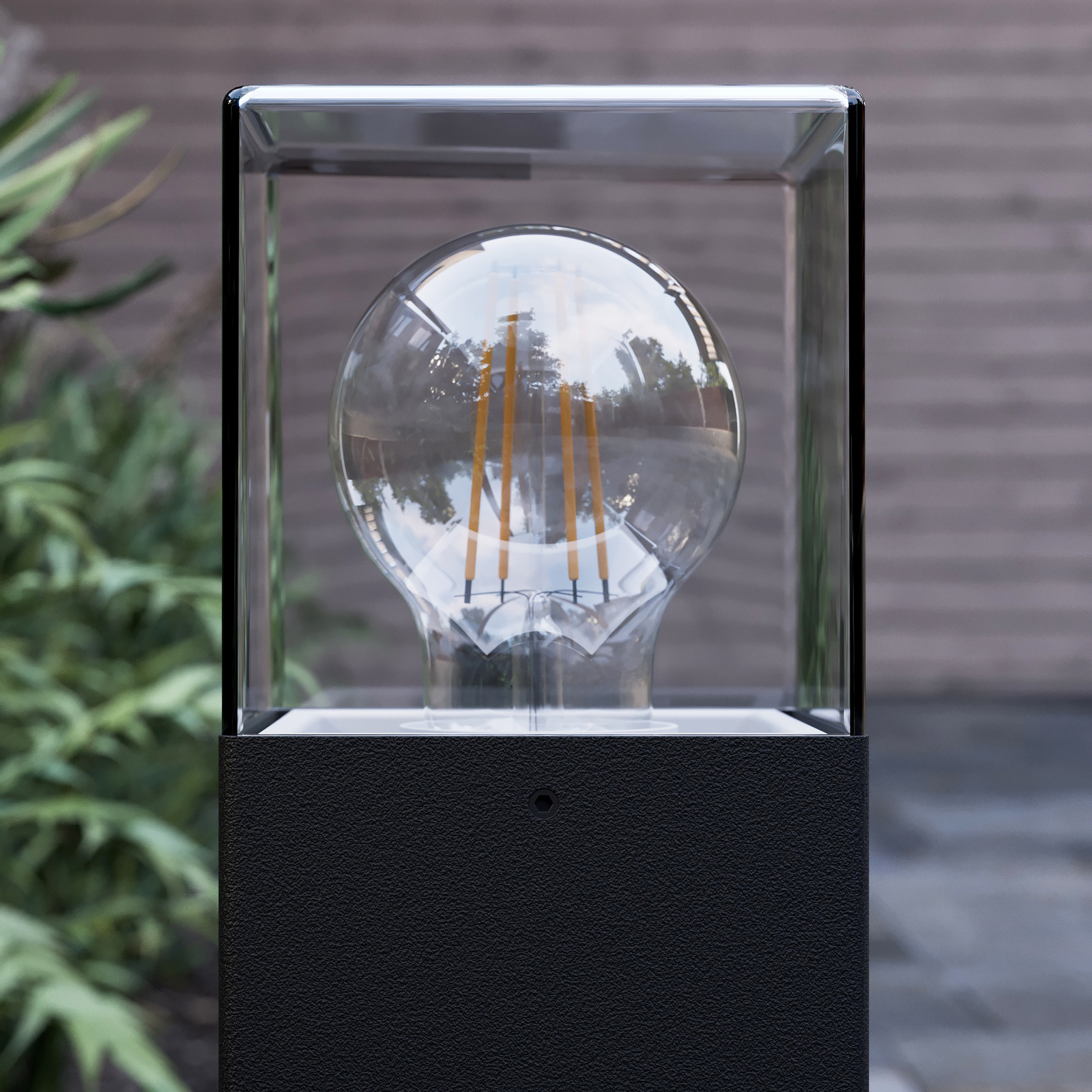 Lucande Keke soklová lampa, výška 30 cm