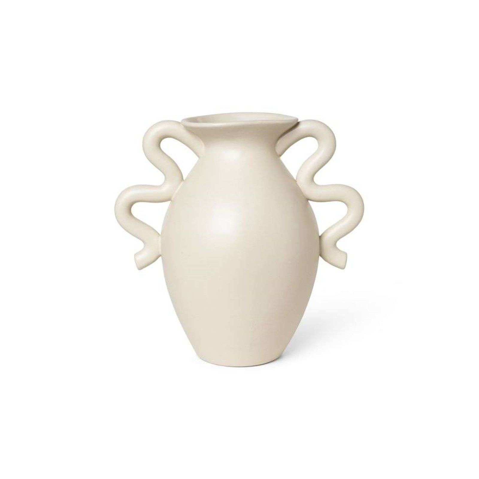 Verso Table Vase Cream - Ferm Living