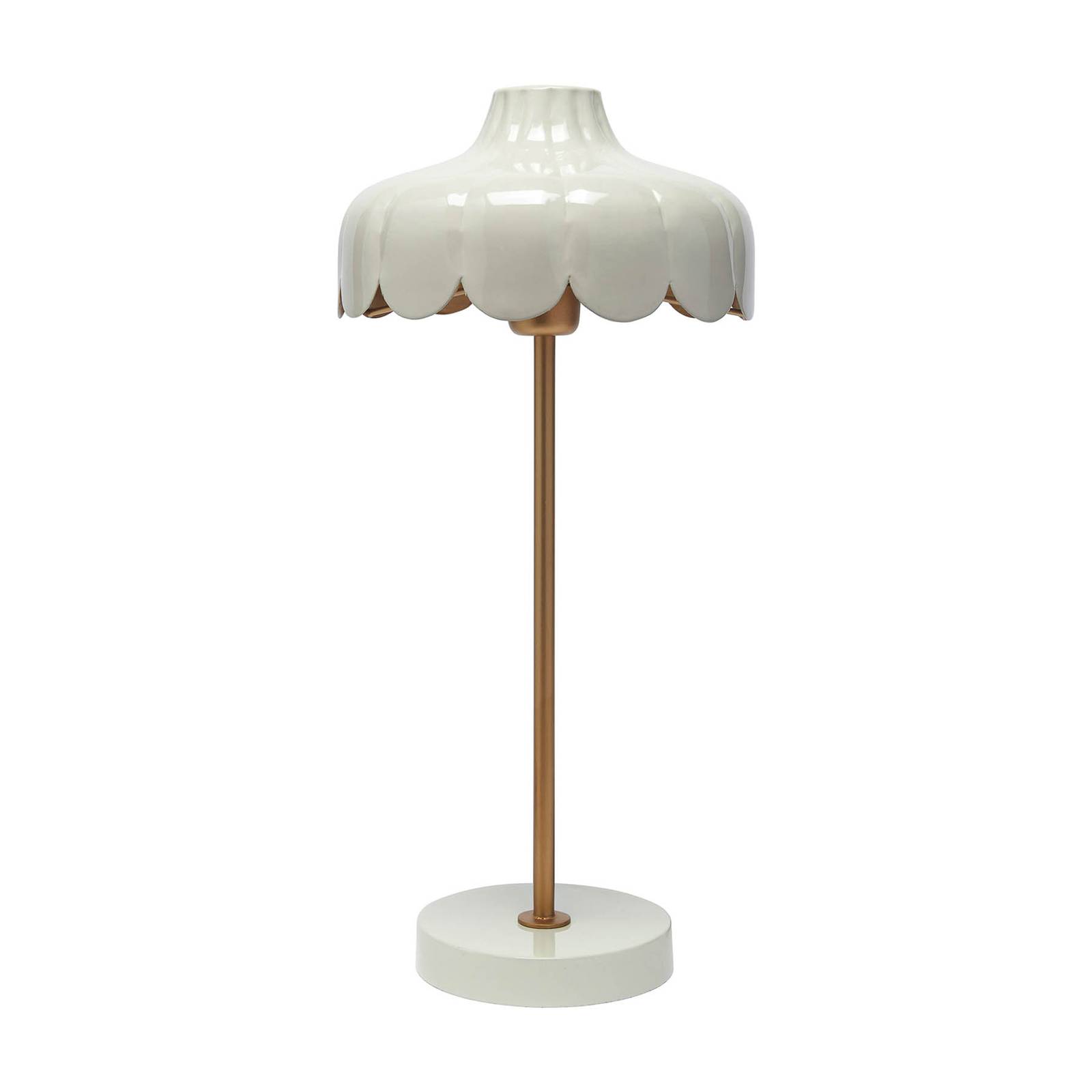 PR Home Wells Tischlampe beige/gold günstig online kaufen