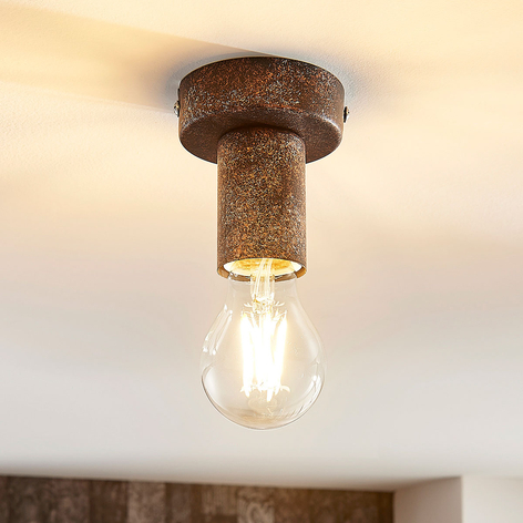 Rostfärgad taklampa Jake