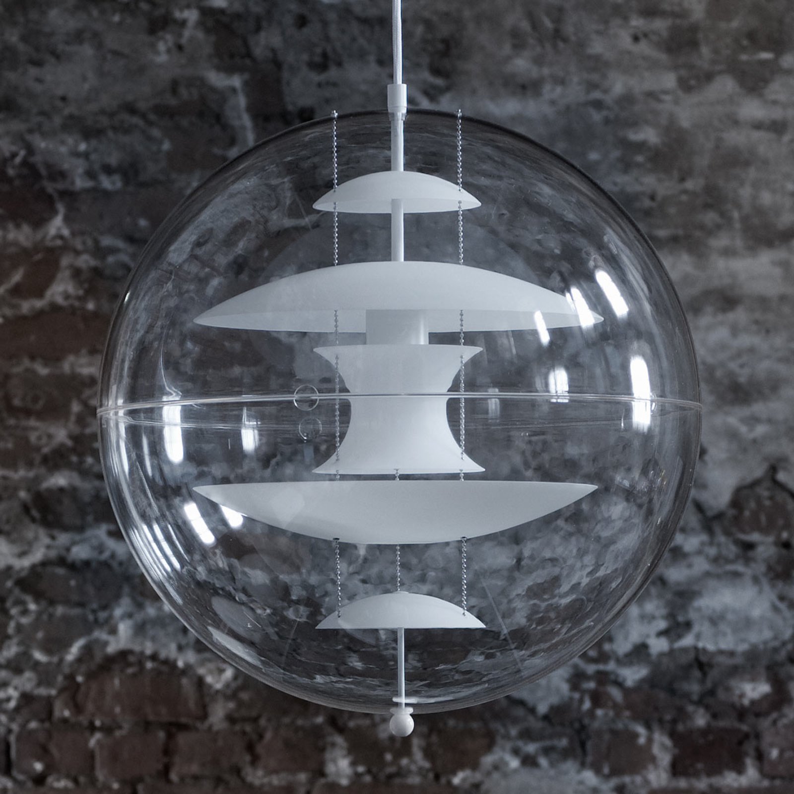 VERPAN VP Globe üveg függő lámpa, 40 cm