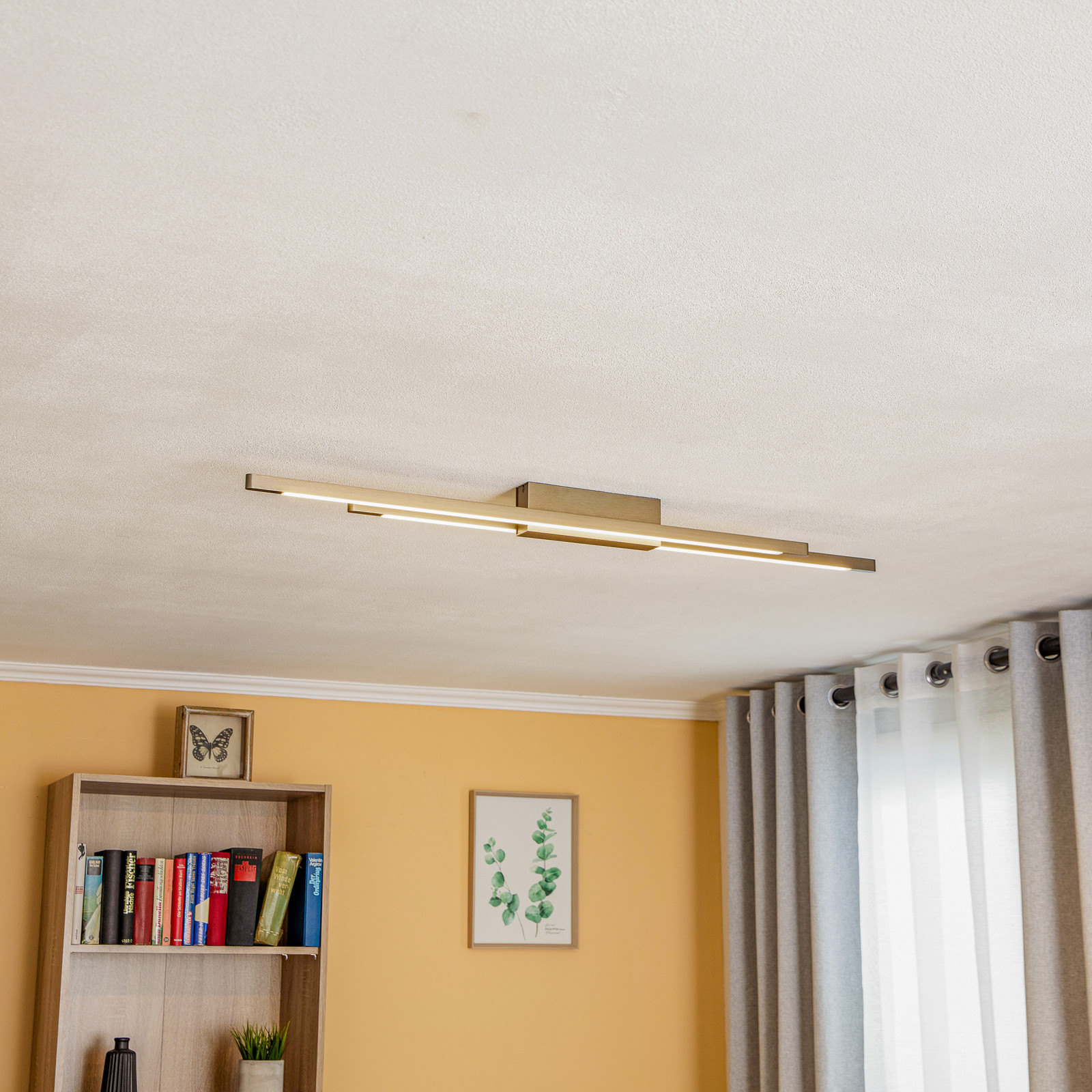 Quitani Talon plafonieră LED 2 becuri bronz anodizat - Bucătărie - modern - bronz lumina anodizat - Aluminiu