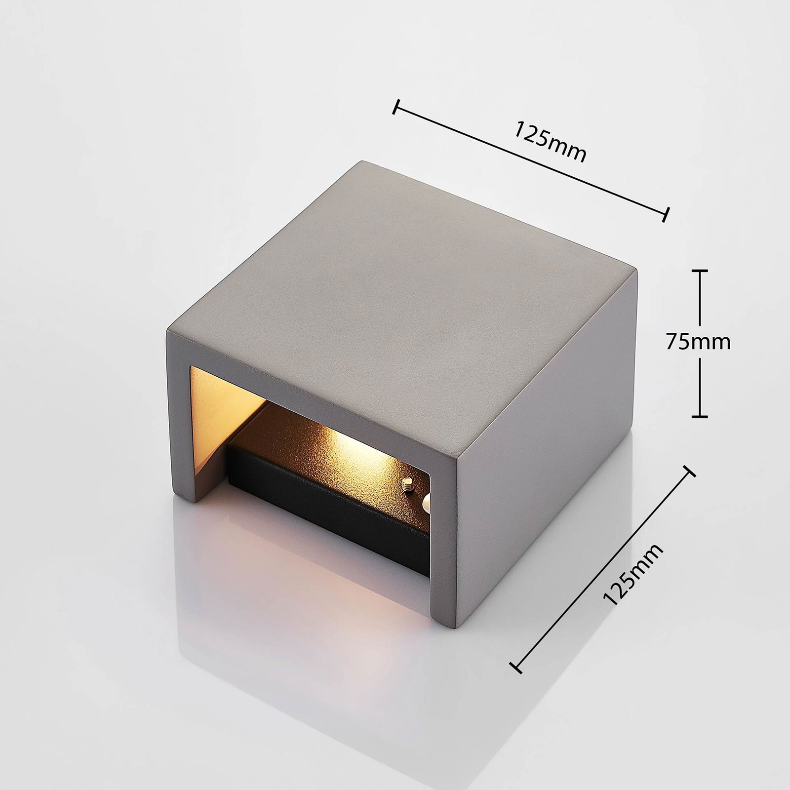 Smira Applique Murale Concrete - Lindby