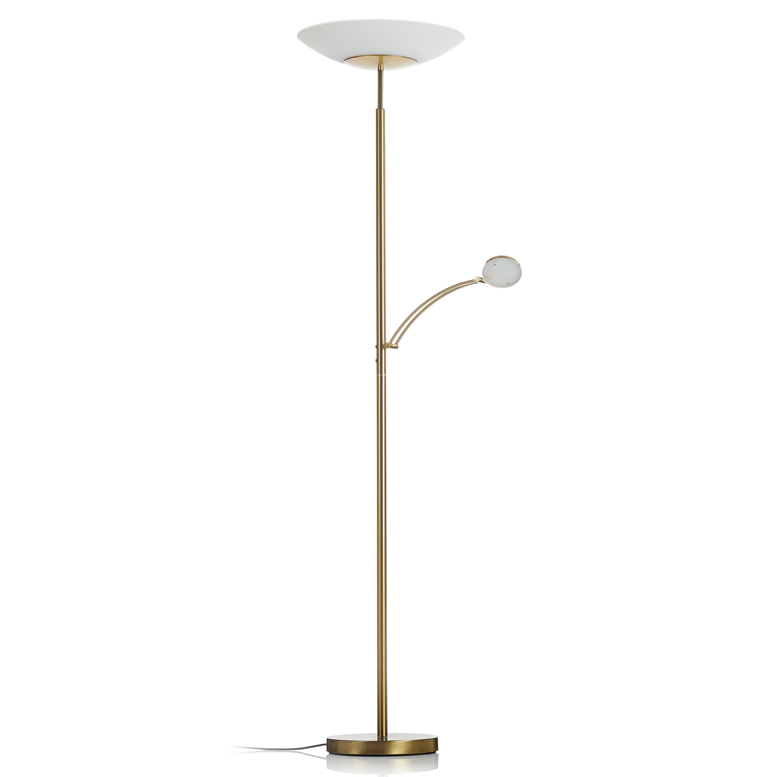Paul Neuhaus Alfred LED stojacia lampa, mosadz