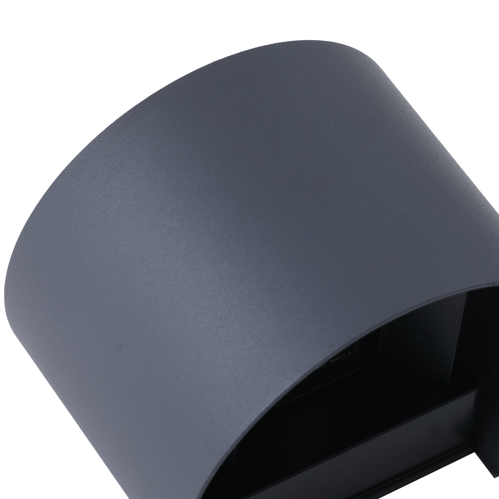 Dara Round LED Smart Buiten Wandlamp Grijs - Lindby