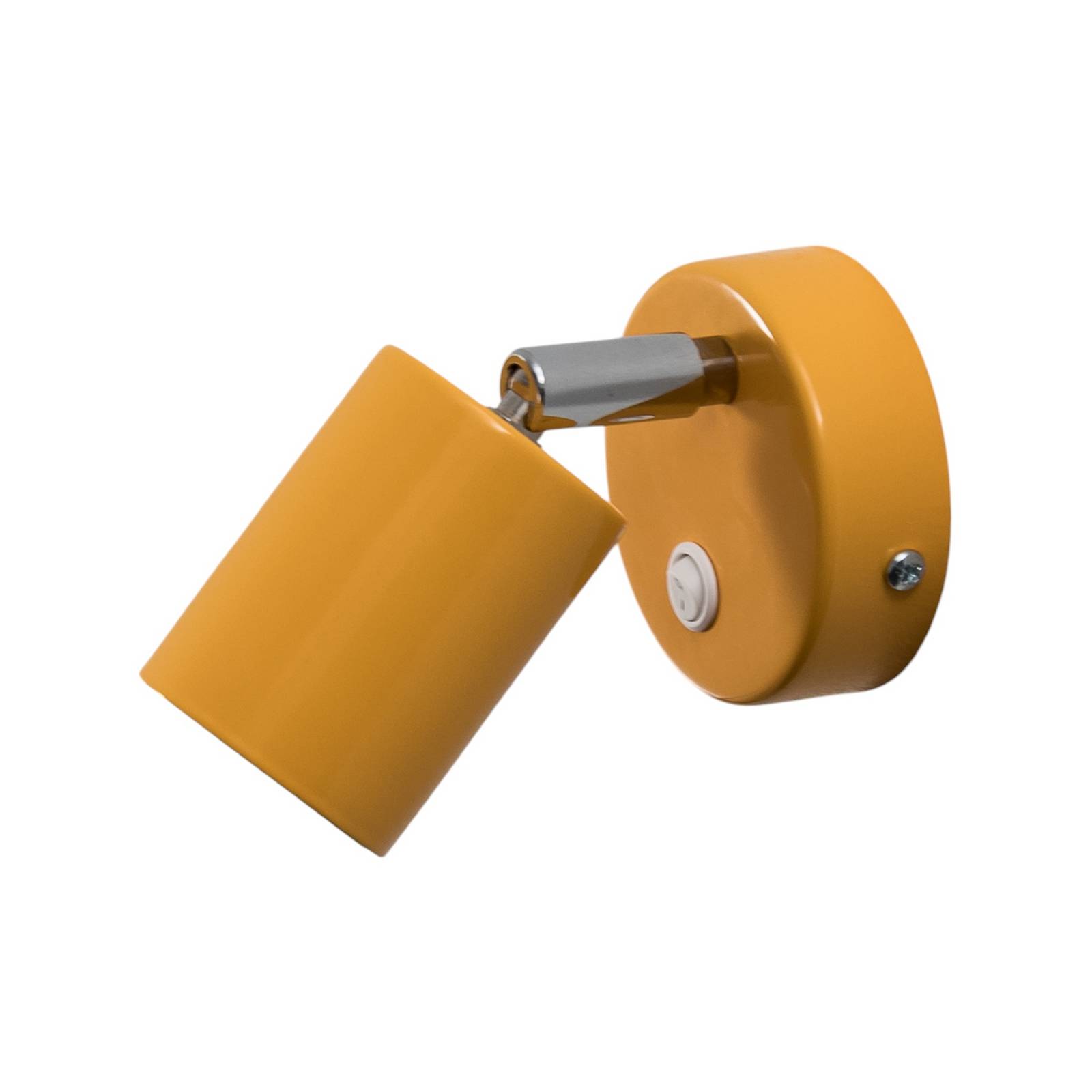 Wandstrahler Fun, gelb, 14 cm hoch, verstellbar, GU10 günstig online kaufen