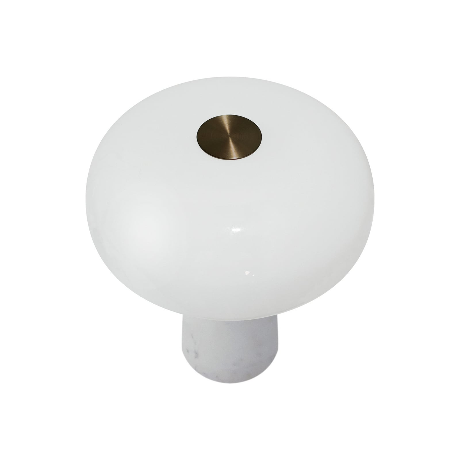 Glossy mini, LED-Akku-Tischleuchte, Marmor weiß, Nordlux