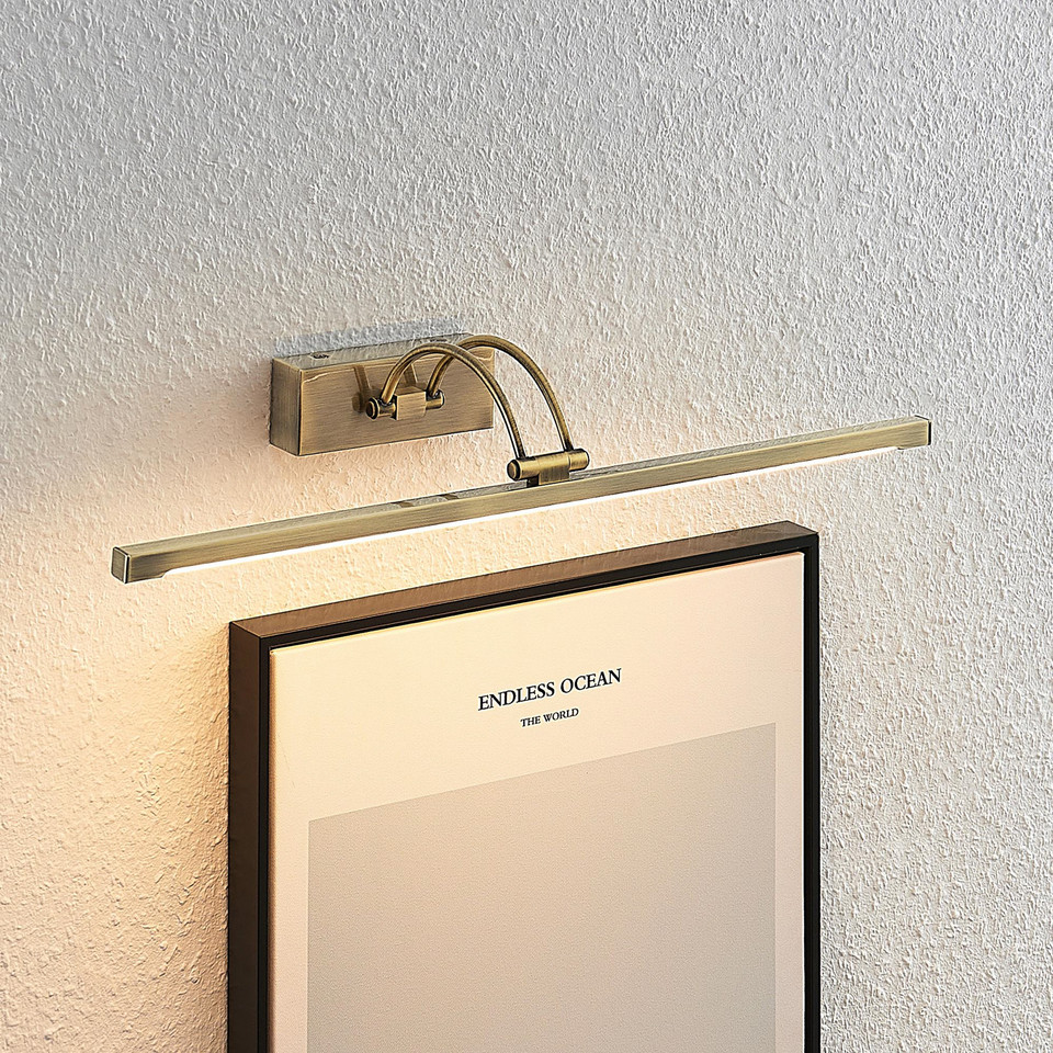 Lucande Felena LED Vägglampa, brons / antikmässing från Lucande