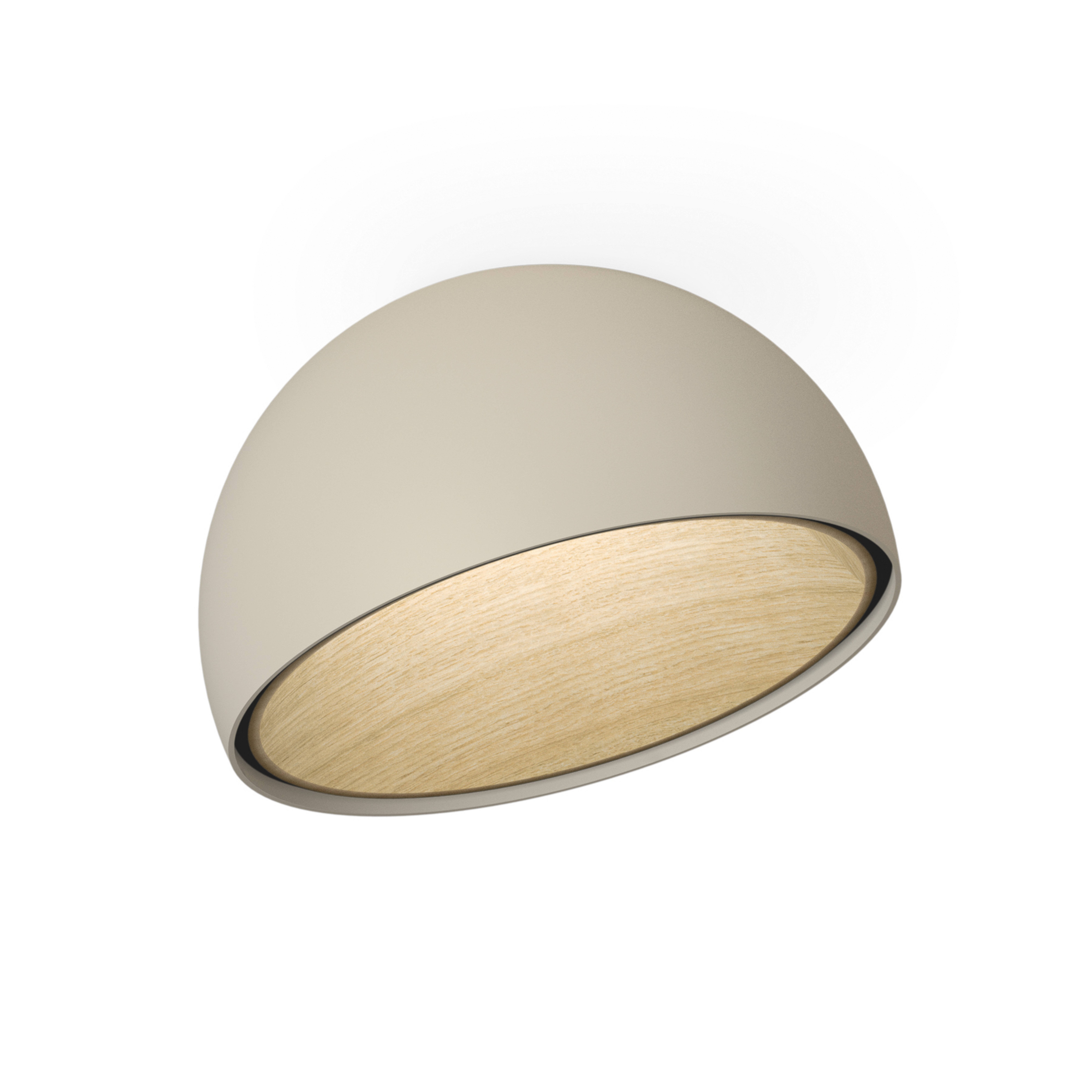Duo 4876 sned LED-taklampa, krämfärgad - Vibia