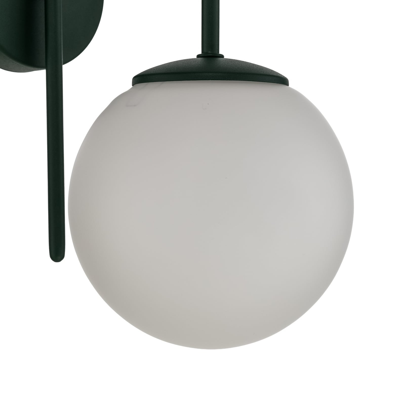 Wandlampe Cambridge, dunkelgrün, Höhe 34 cm, Metall/Glas E14 Wandlampe Cambridge, dunkelgrün, Höhe 34 cm, Metall/Glas E14