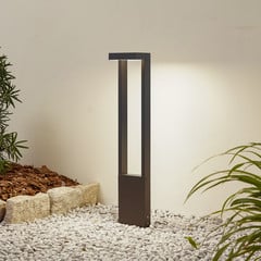 Lindby Lampione a LED Lonete, altezza 65 cm, antracite, IP65