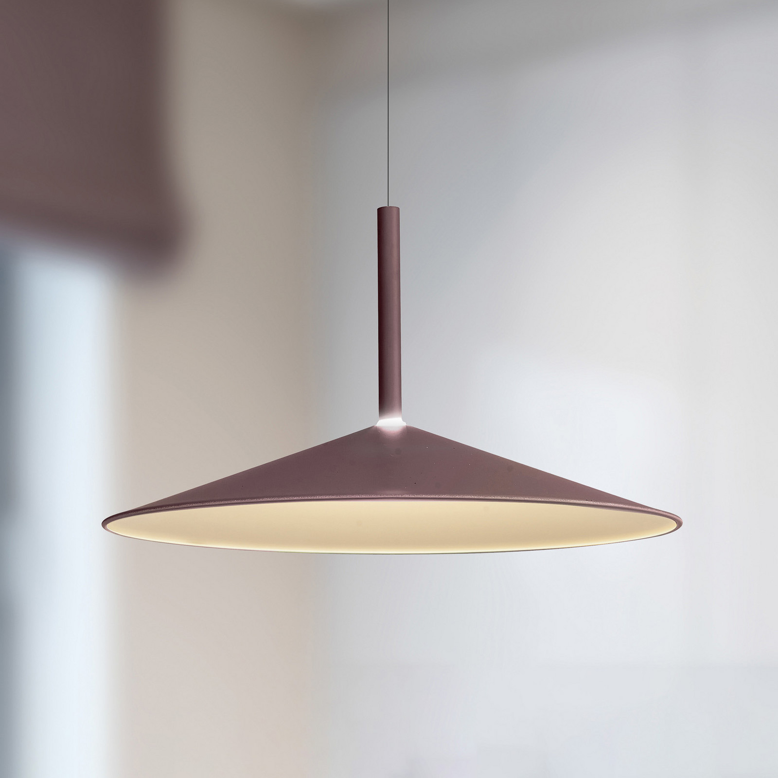 Mantra Iluminación Calice LED viseća svjetiljka, kava, Ø 47,5 cm, podesiva po visini - Kuhinja - kava smeđa - Aluminij