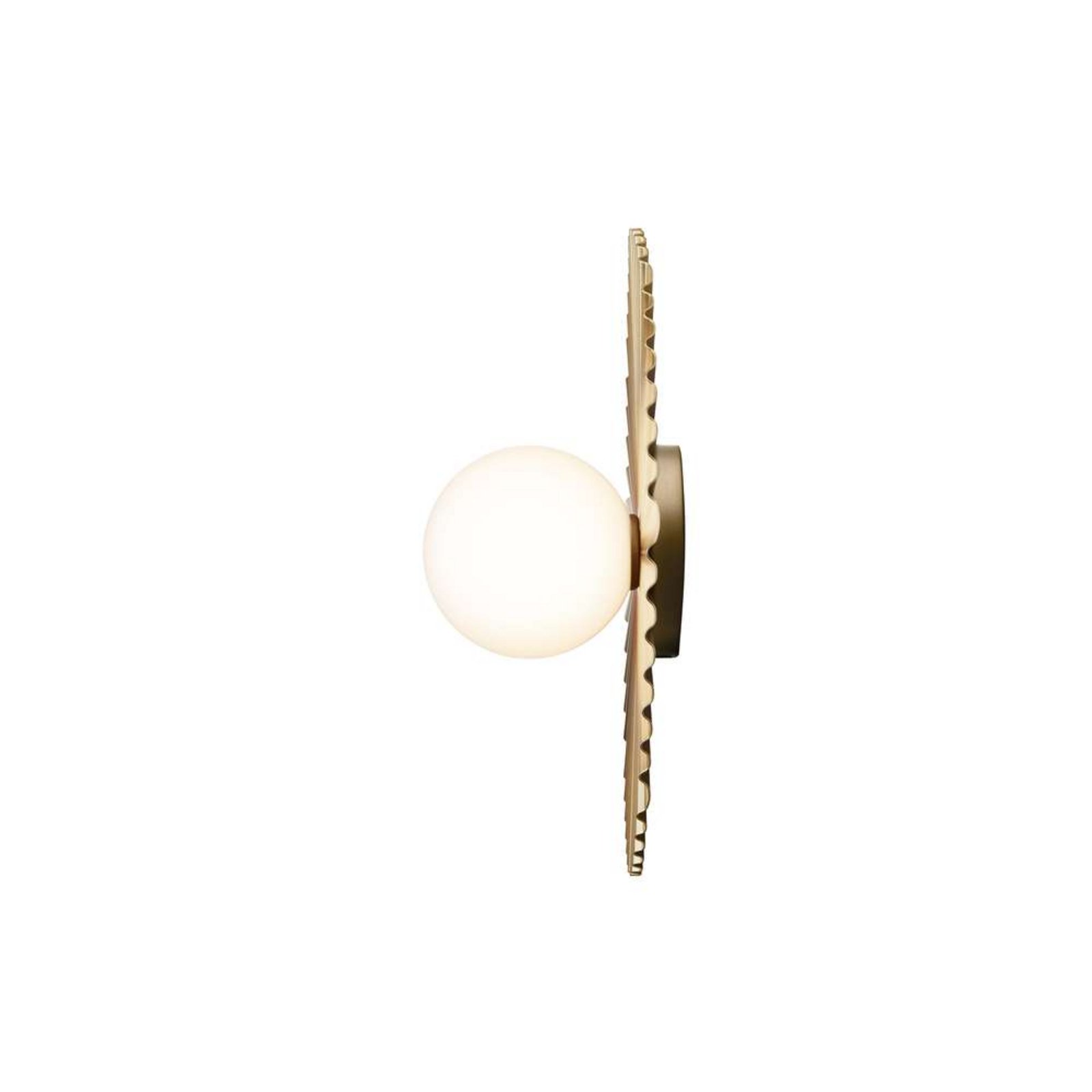 Liila Muuse Wall/Ceiling Lamp IP44 Medium Nordic Gold/Opal - Nuura