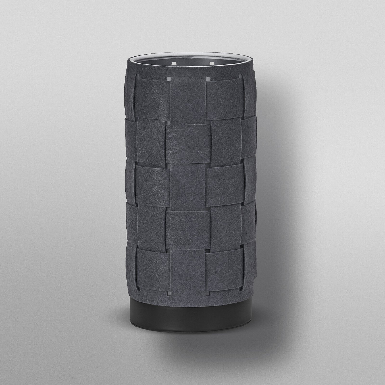 OSRAM bordlampe Decor Felt Weaving Tube, grå, filt, E14