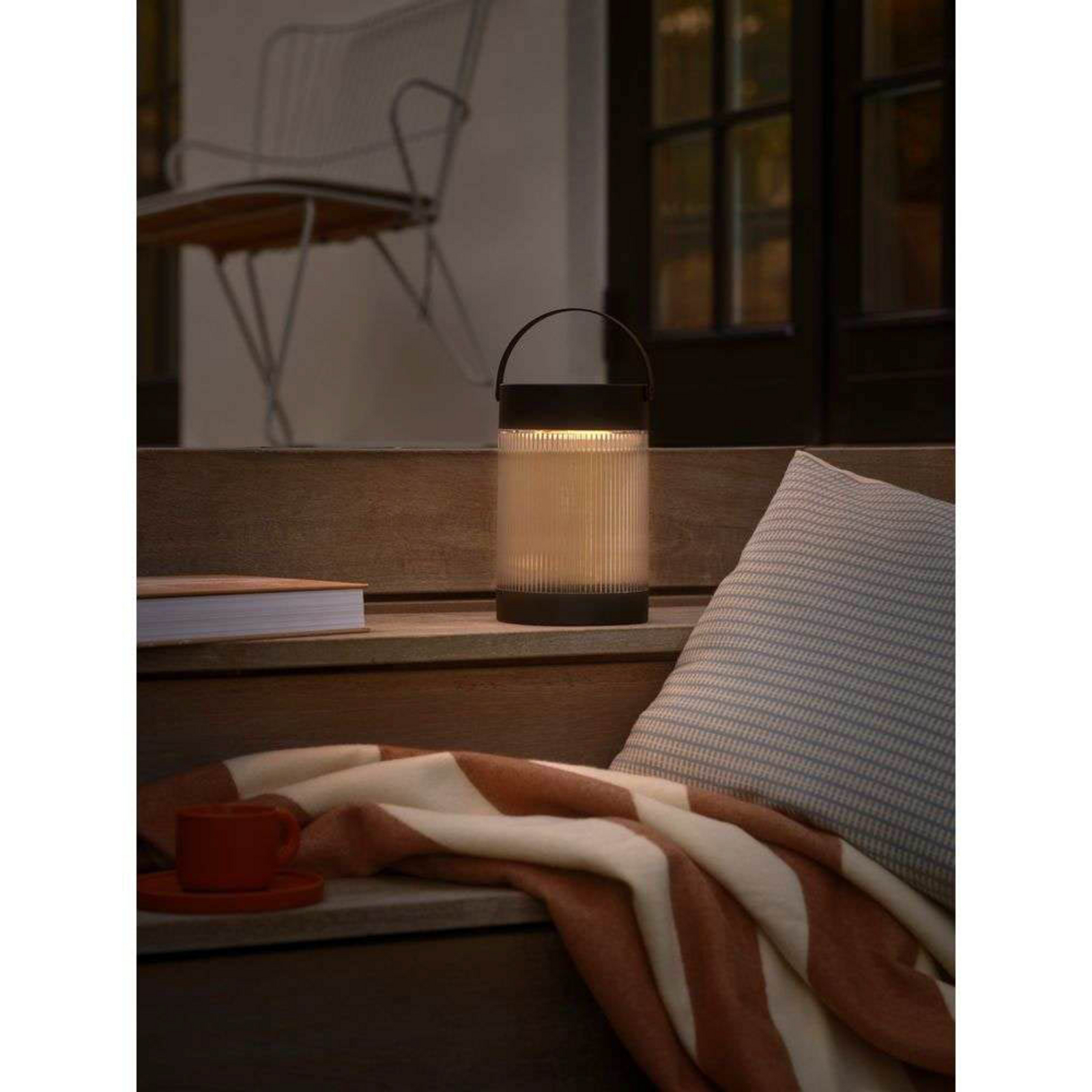 Coupar Solar Prijenosni Stolna Lampa Crna - Nordlux