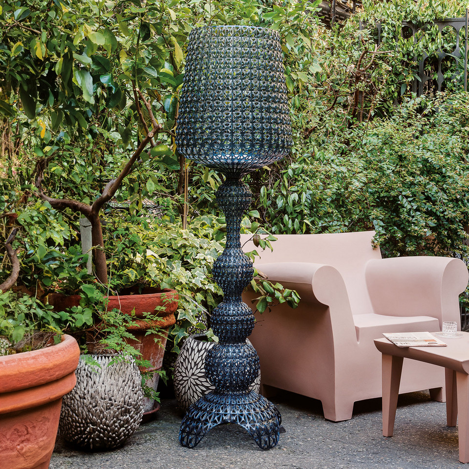 Kartell Kabuki utomhusgolvlampa, svart från Kartell