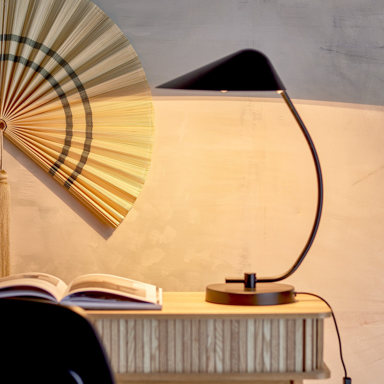 Nisella Tischleuchte, Metall, schwarz - BLOOMINGVILLE Nisella Tischleuchte, Metall, schwarz - BLOOMINGVILLE