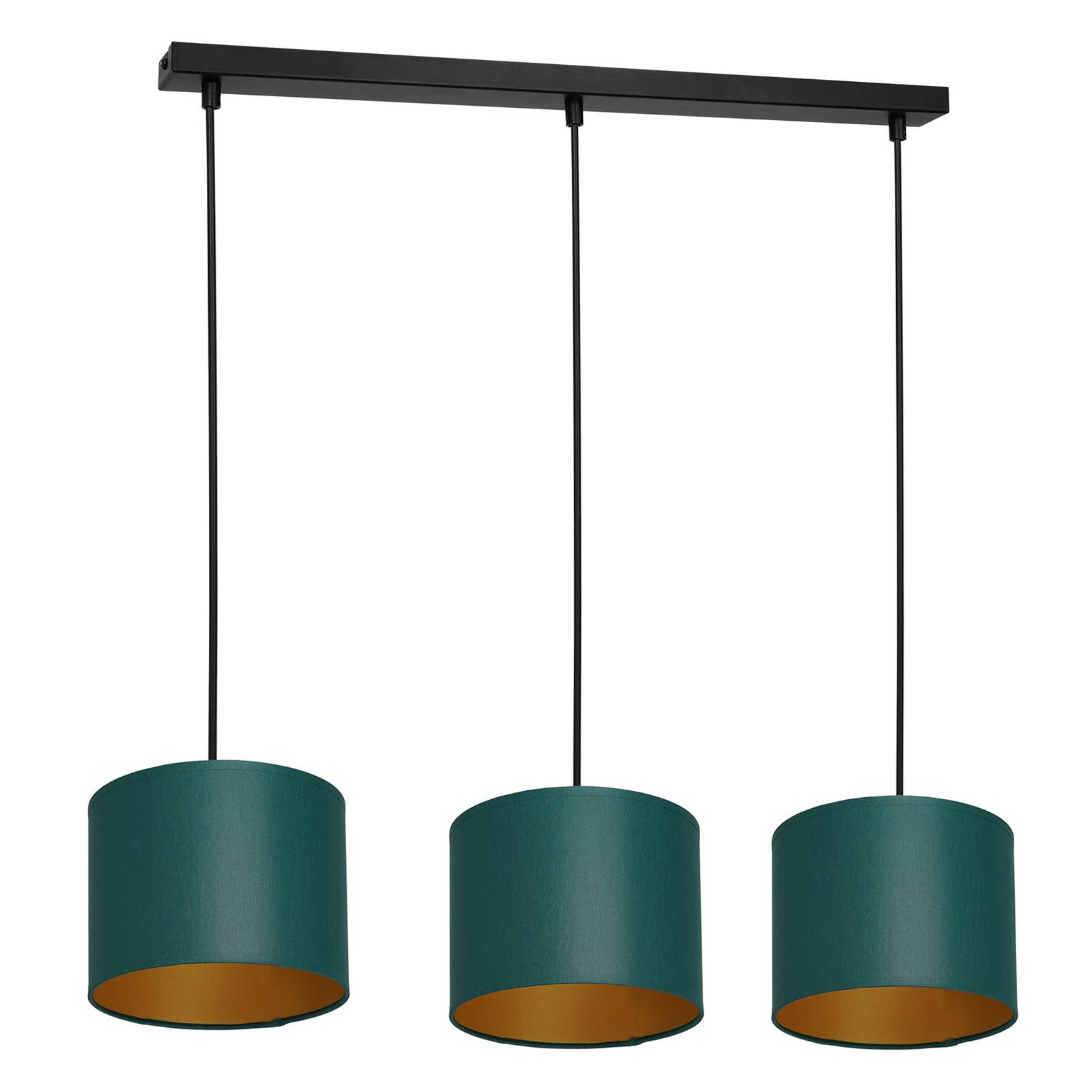 Hänglampa Soho, cylindrisk, lång 3 lampor