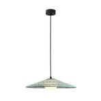 Bover LED-Außen-Hängelampe Nans Balis S/55, braun/beige