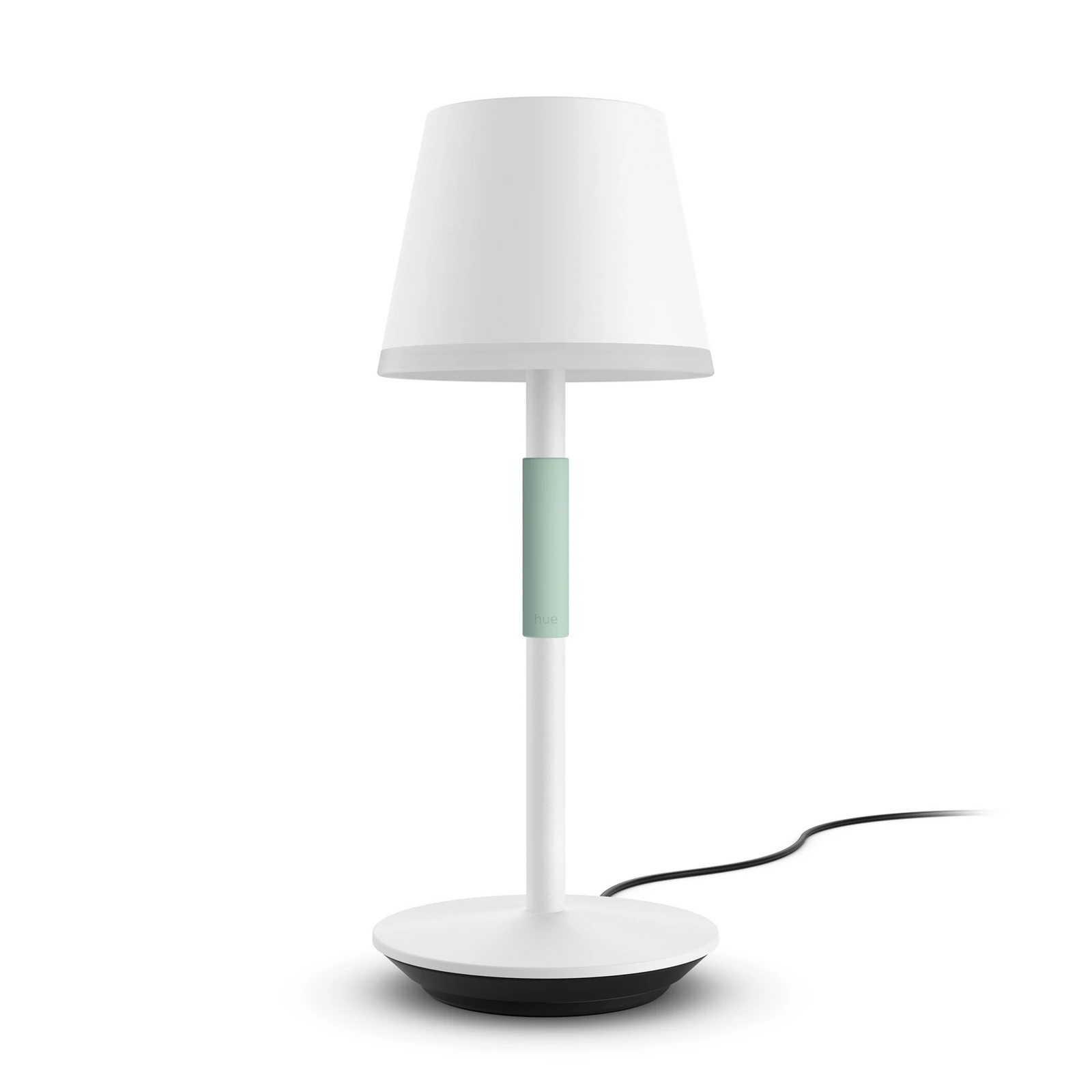 "Philips Hue Go" LED stalinė lempa su gaubtu, balta