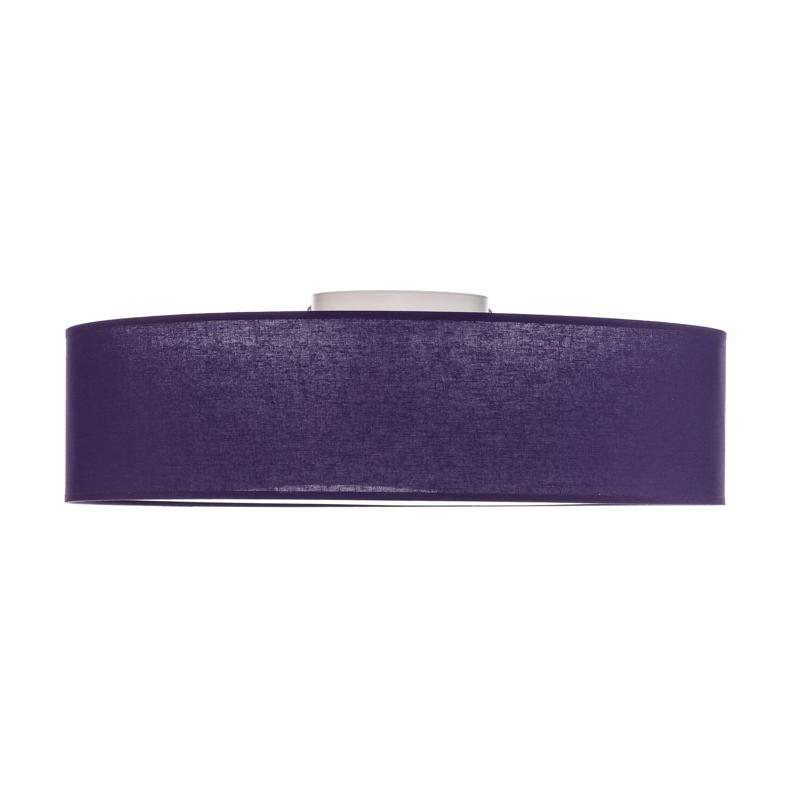 Euluna Roller Decke, Stoffschirm violett, Ø 50 cm