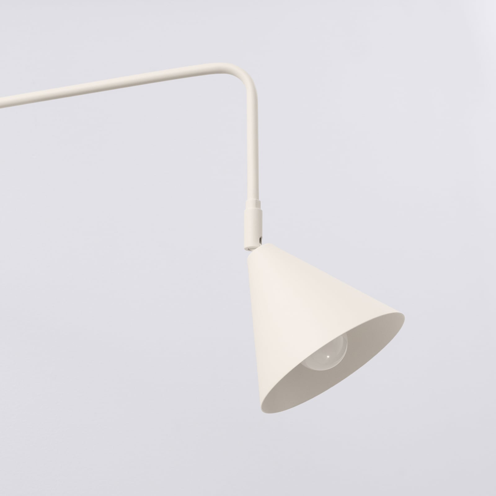 LYS fali lámpa, bézs, Ø 14 cm, fém, dugasz, E14 - SOLLUX