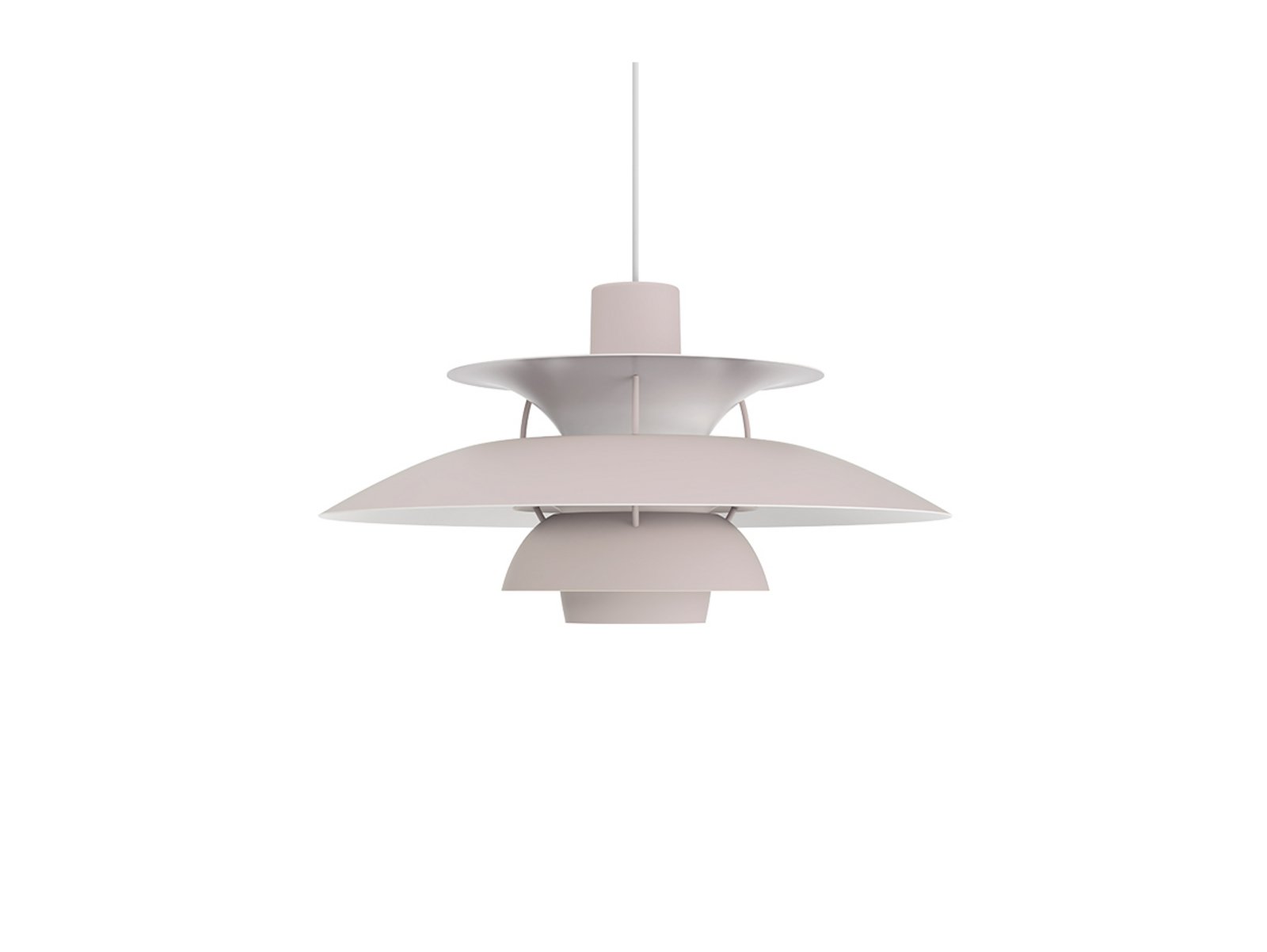 PH 5 Pendant Monochrome Oyster Grey - Louis Poulsen