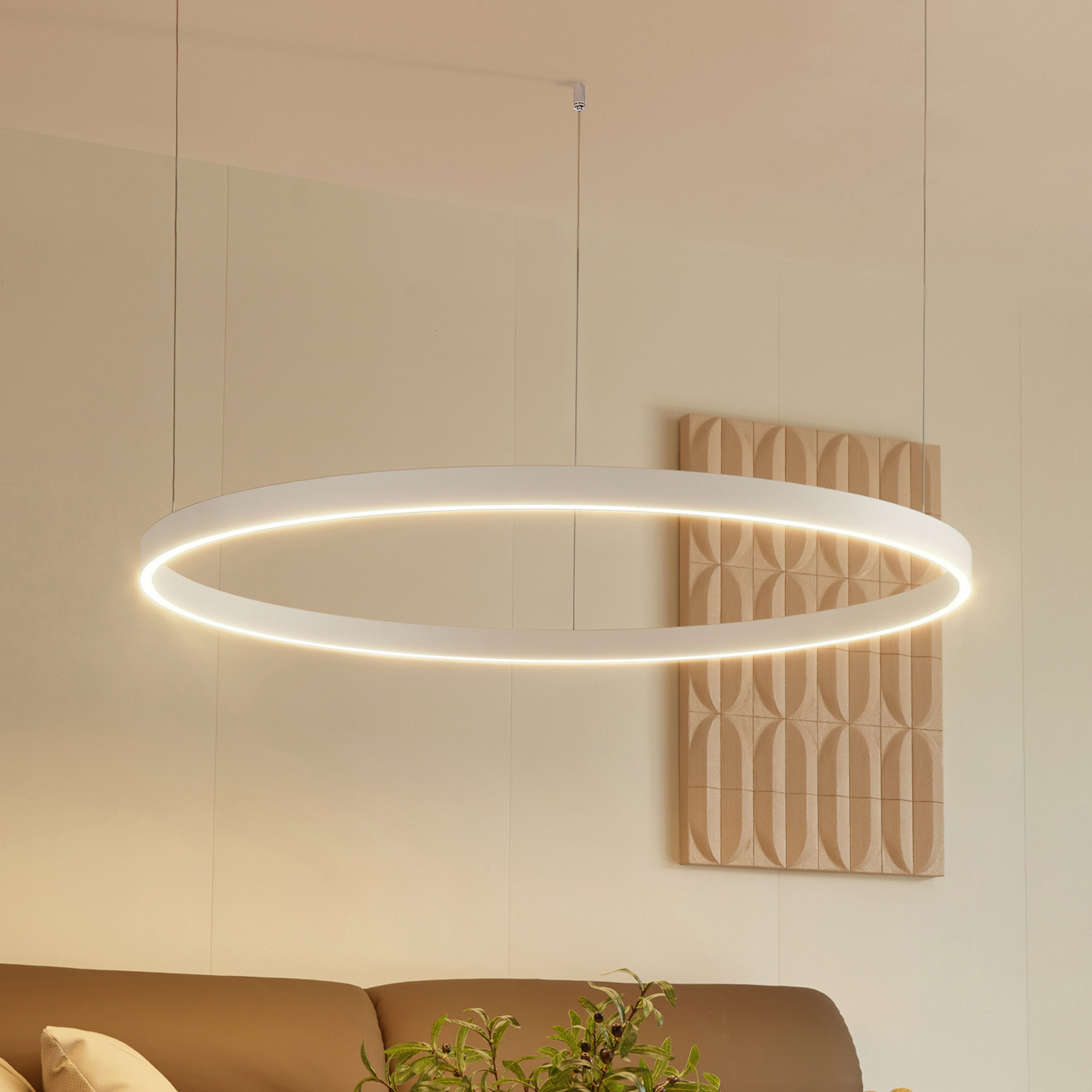 Candeeiro suspenso LED Arcchio Answin 88 W branco