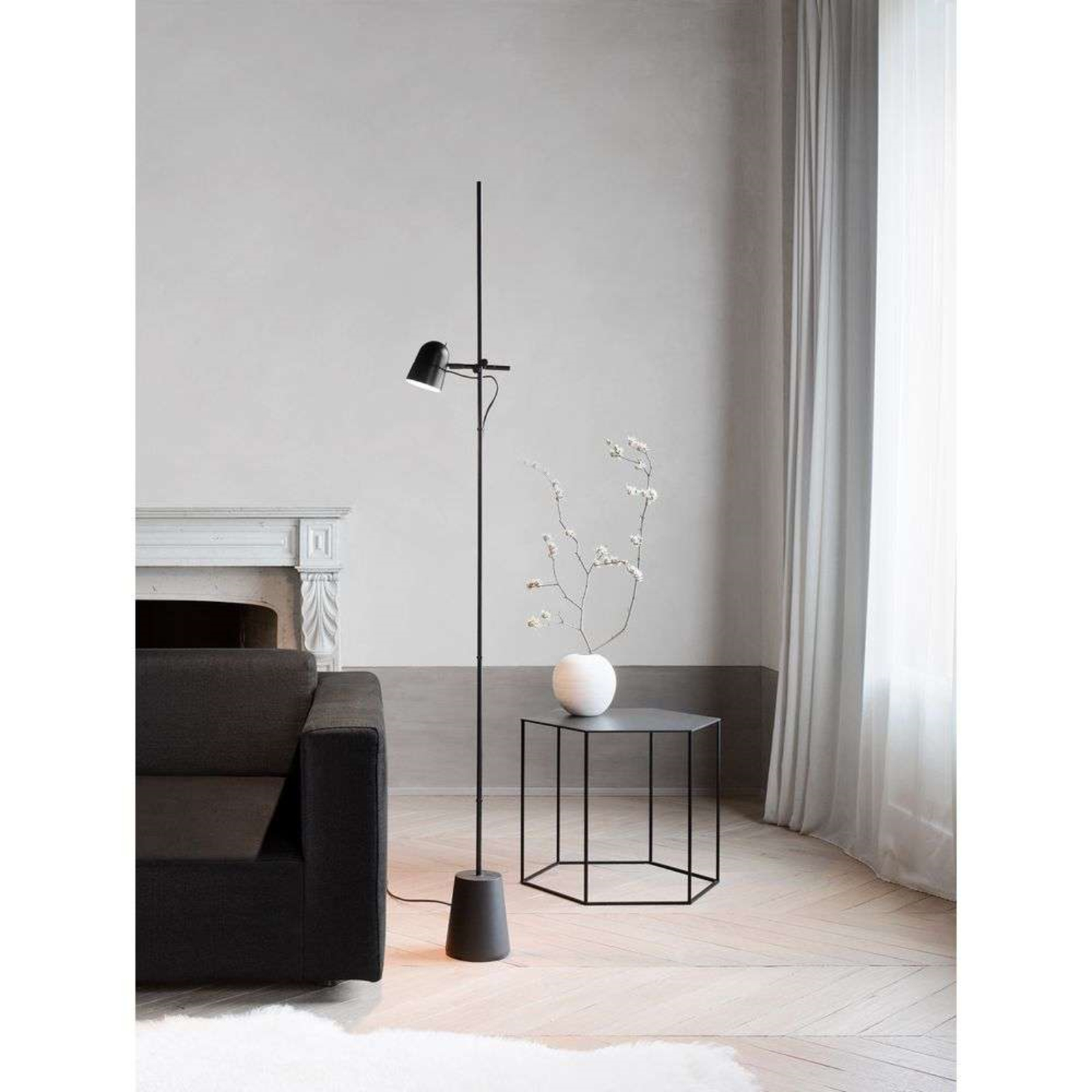 Counterbalance Lampadaire Noir - Luceplan