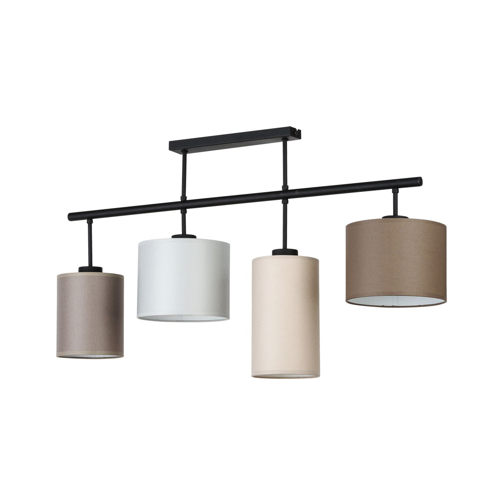 Pedro ceiling light, multicoloured, four-bulb