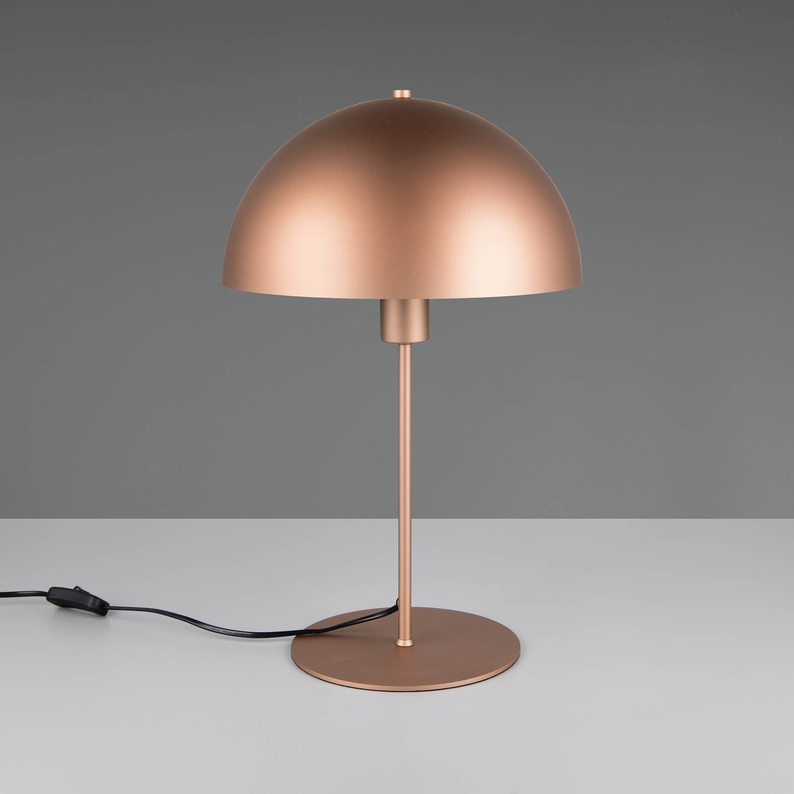 Tischleuchte Nola, coffee, Höhe 45 cm, Metall günstig online kaufen