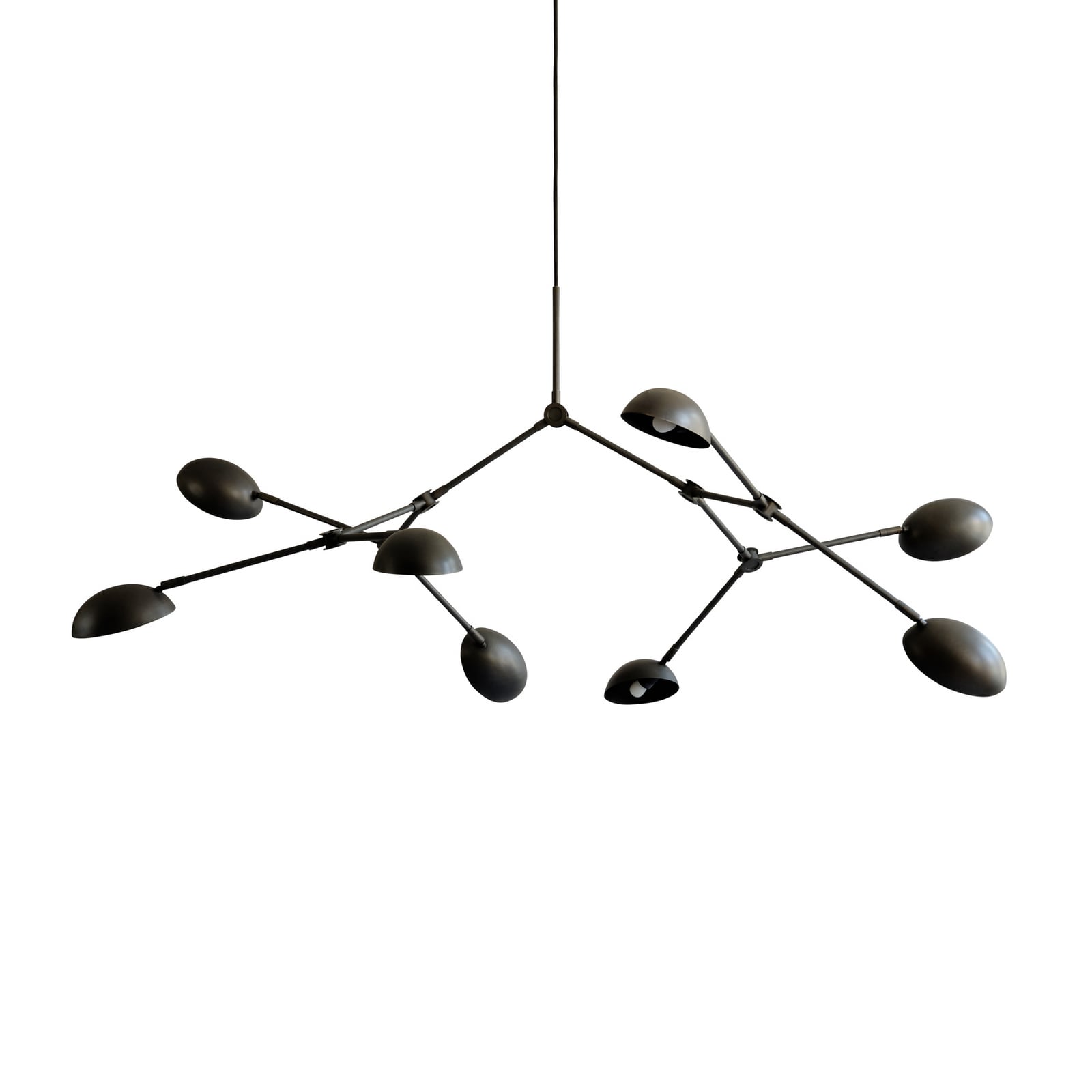 Drop kroonluchter brons 73 cm 8-lamps E14 - 101 Copenhagen
