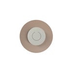 Knikerboker LED wall lamp DoppioZero, pink/white, Ø 30 cm