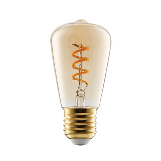 LED-Lampe E27 4W ST48 2.000K Filament amber dim