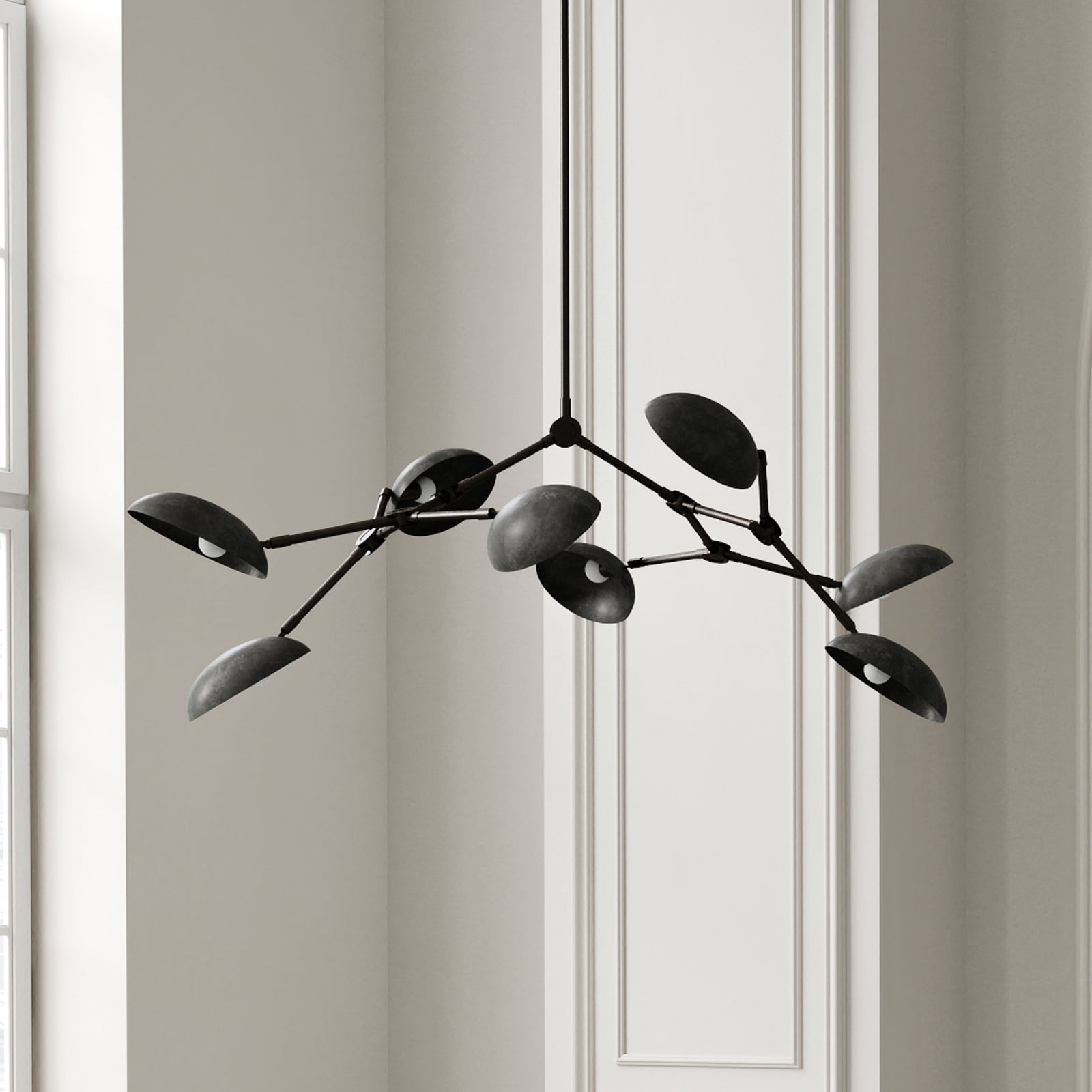 Viseći luster, tamnosivi, 85 cm, 8 svjetala - 101 Copenhagen