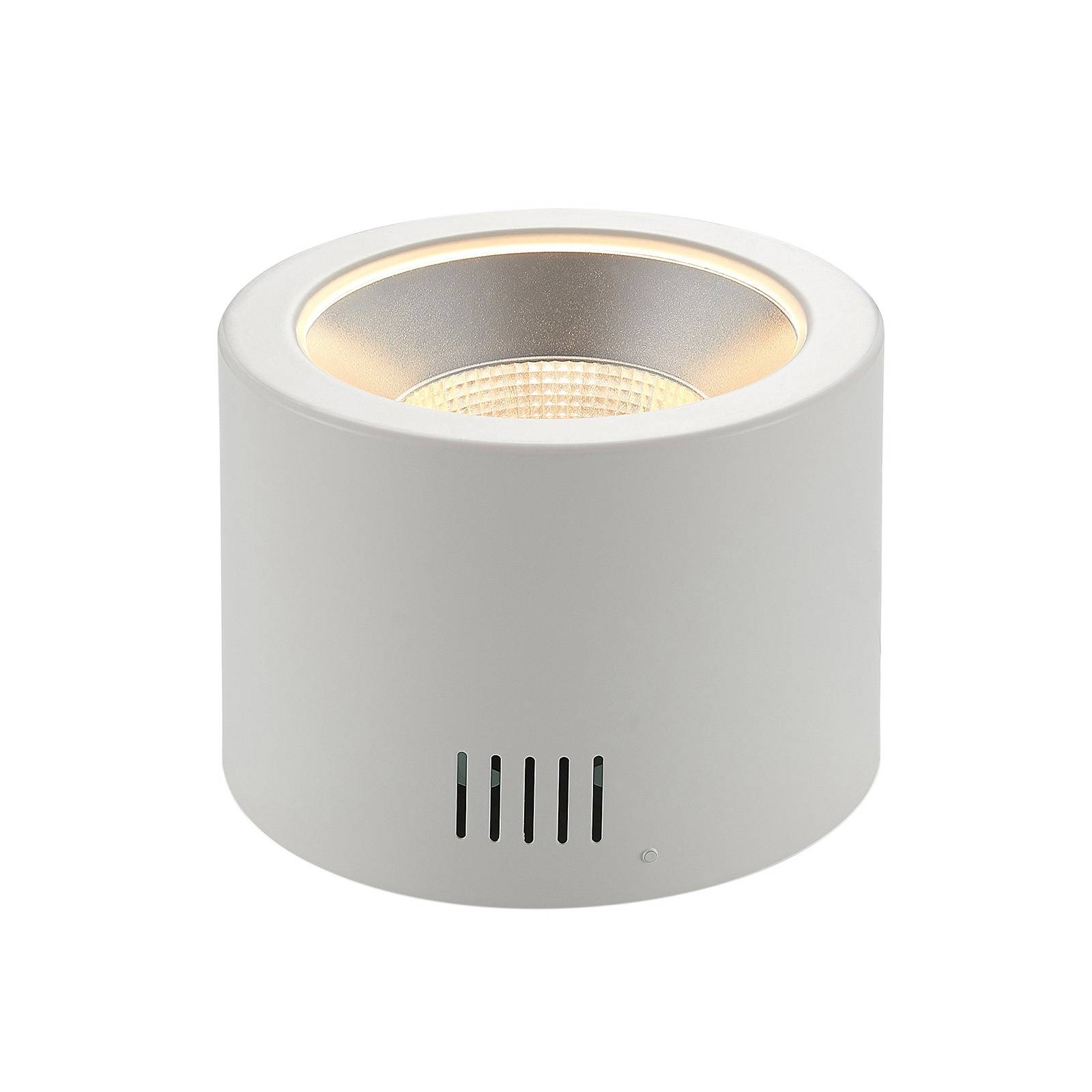 Arcchio Liddy -LED-alasvalo, valkoinen, Ø 17,7 cm - moderni downlight-valaisin - toimistovalaisin - lamppu Olohuoneen/ruokailutila
