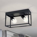 Silentina ceiling light two-bulb 36 x 18 cm