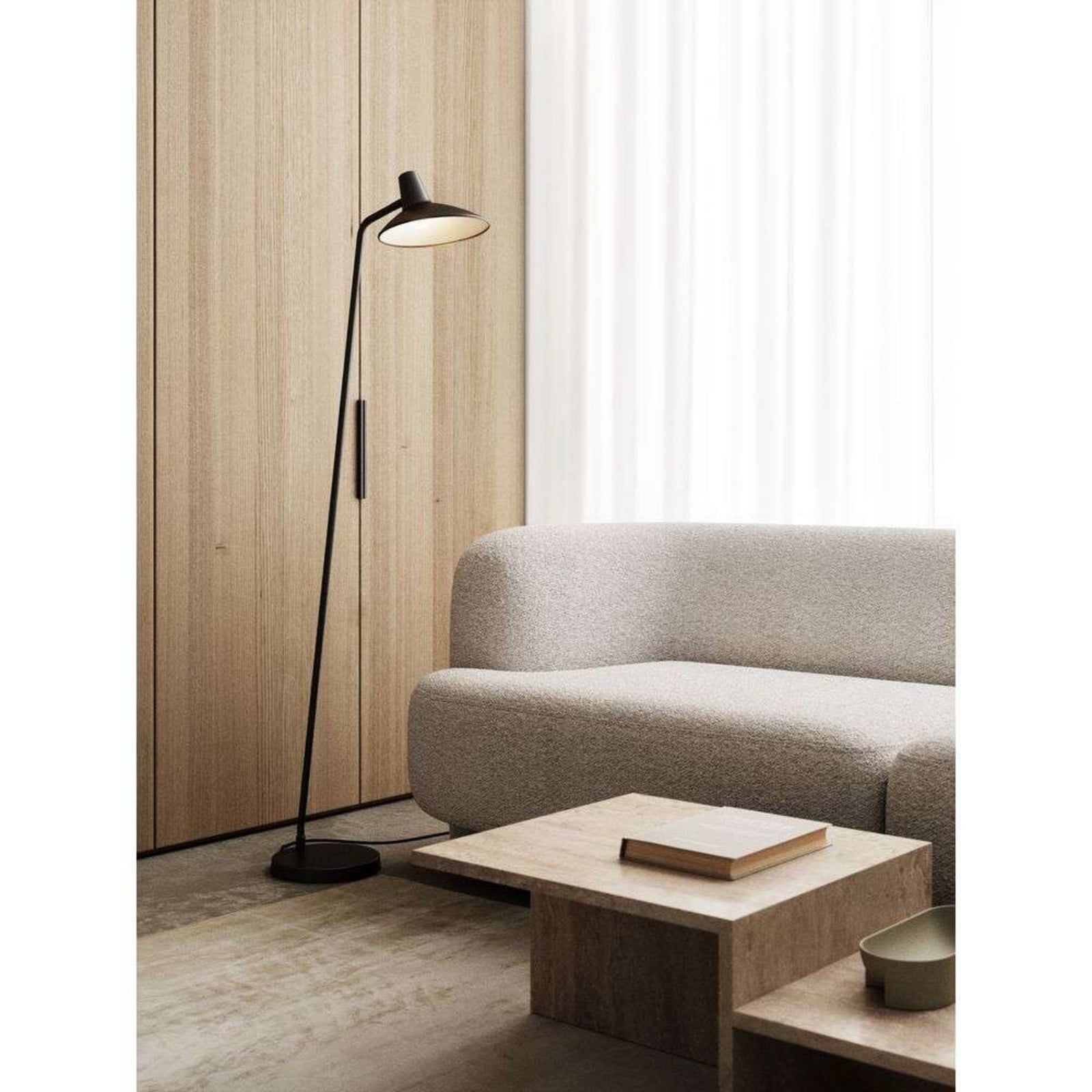 Darci Gulvlampe Black DFTP by Nordlux - Stue - Metal billede