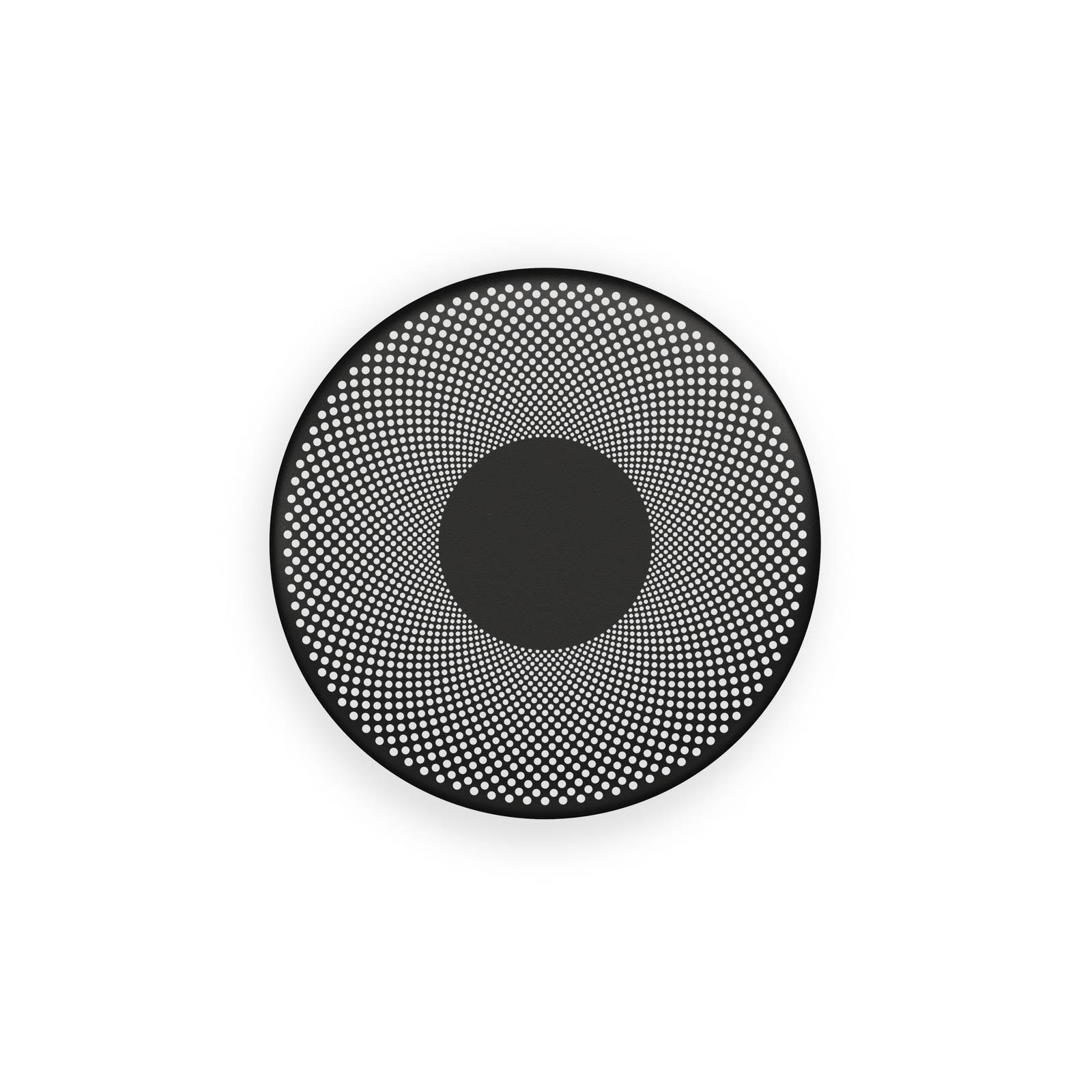 Northern LED-Wandleuchte Glint, schwarz matt, Stahl, Ø 25 cm günstig online kaufen