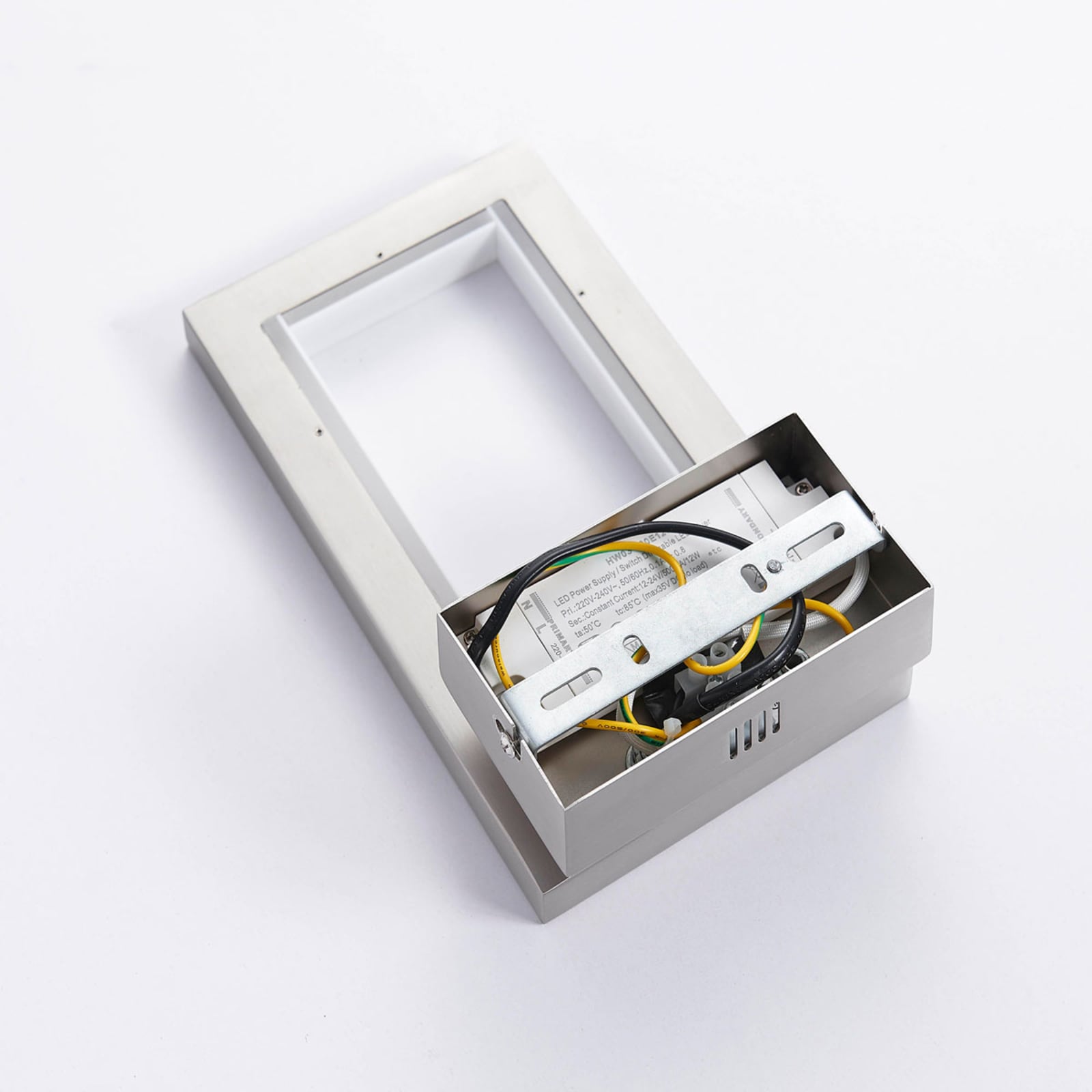 Heriba LED Wandleuchte Matt Nickel - Lucande