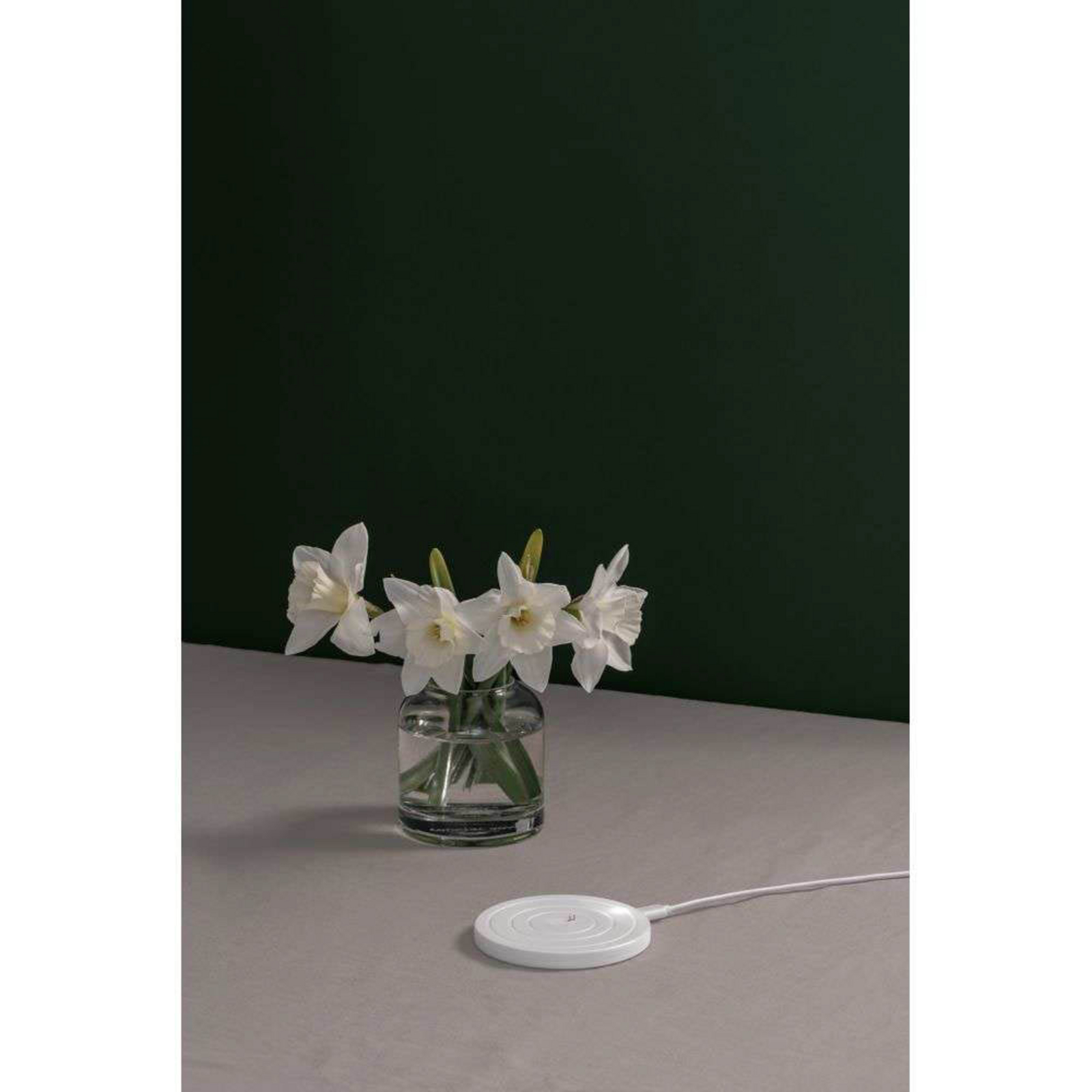 Dobíjecí LED Základna Round USB-C 10x10 cm White - Uyuni Lighting