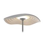 Bover lampe de table LED Valentina M/29, gris/blanc