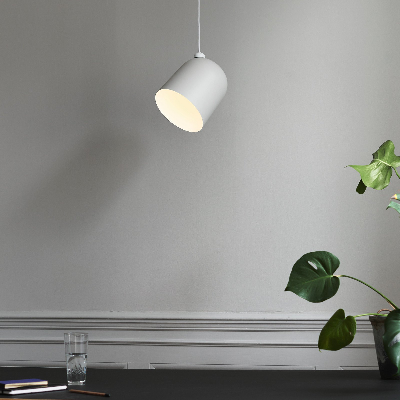 DFTP by Nordlux Lampă suspendată Angle E27 telegri - Bucătărie - Design industrial - telegri alb - Metal