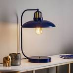Felix asztali lámpa, kék/arany