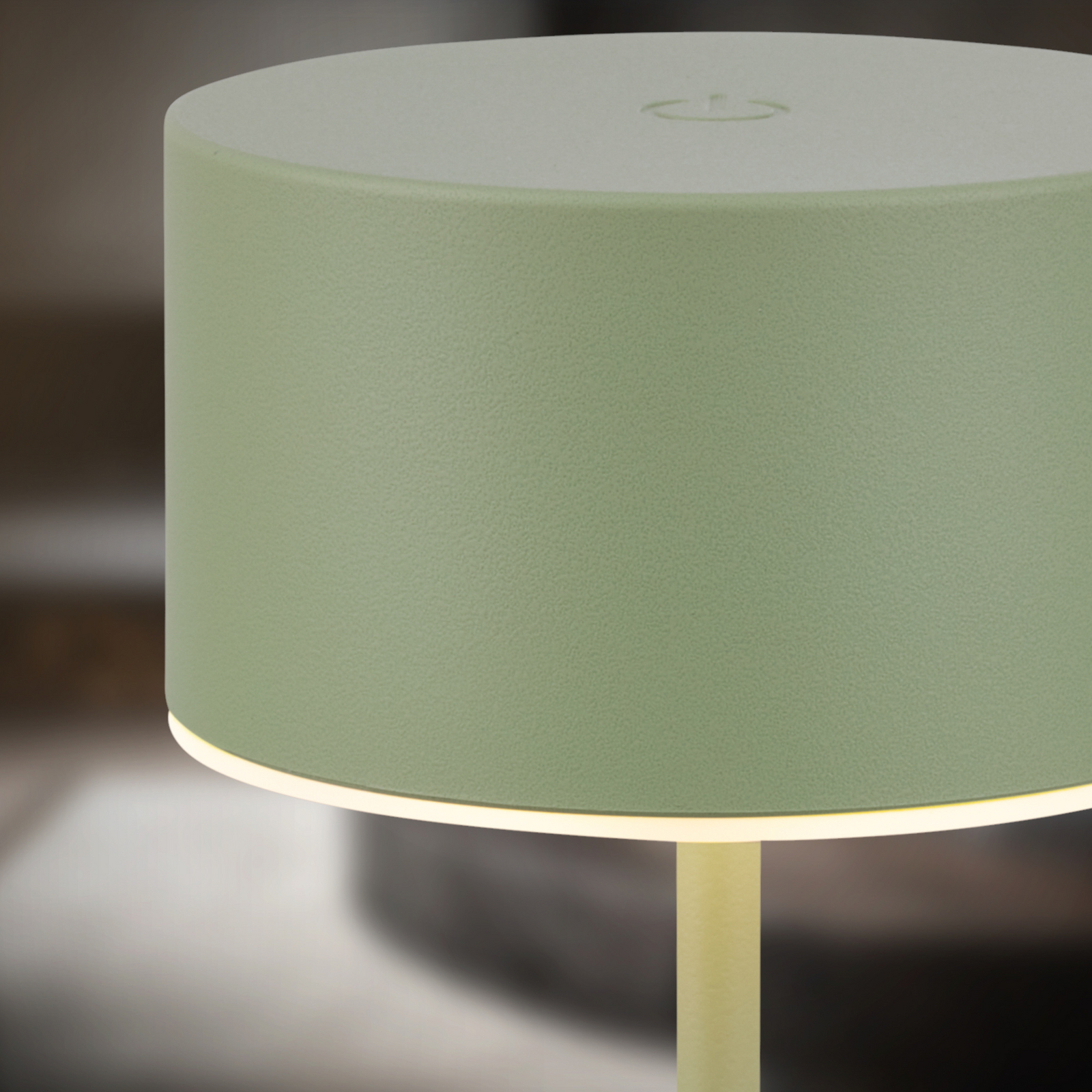 LED-akkukäyttöinen pöytävalaisin Kira, vihreä, korkeus 19 cm, IP44, LED-akkukäyttöinen pöytävalaisin Kira, vihreä, korkeus 19 cm, IP44,