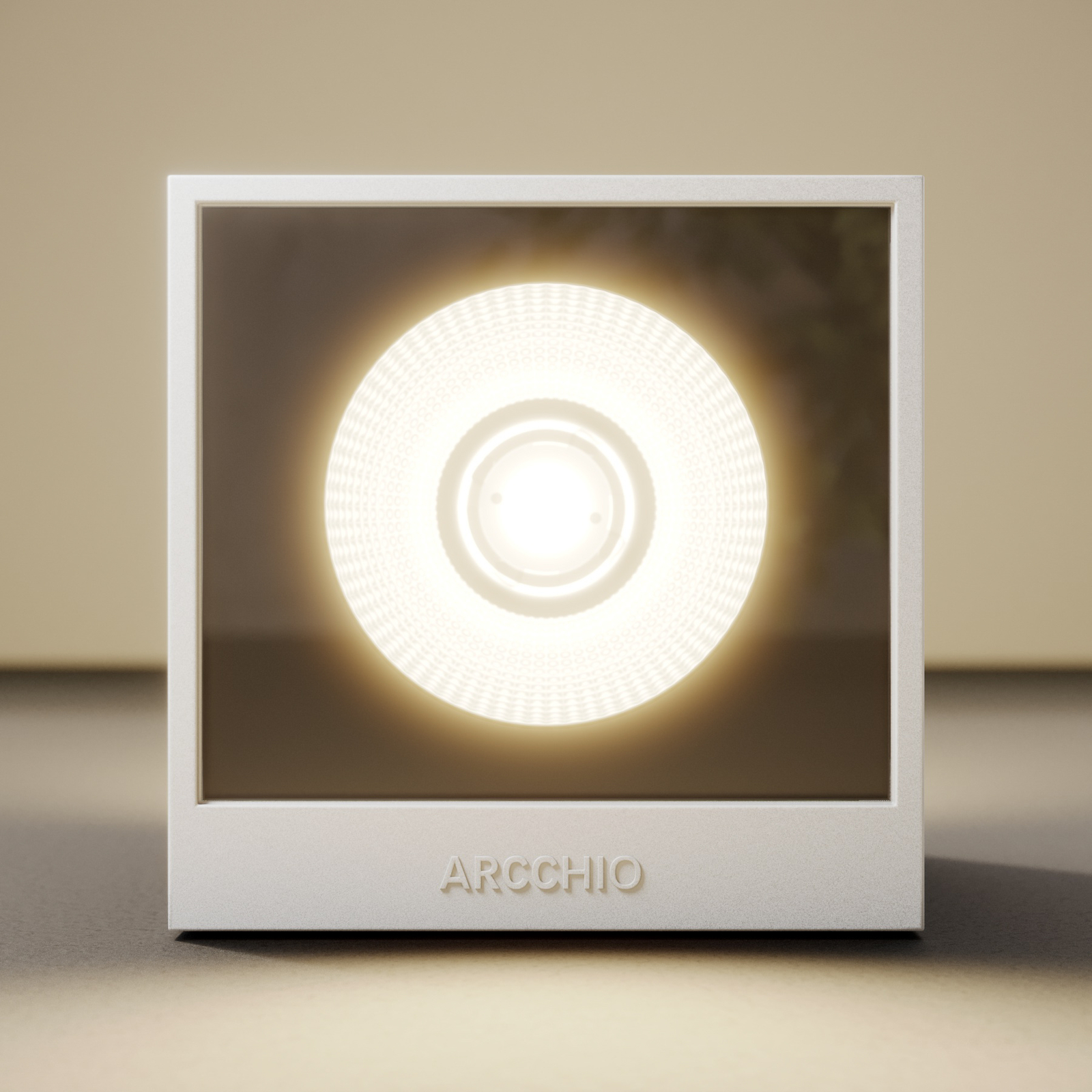Arcchio Tassnim udendørs LED-væglampe, hvid, 2 lk.