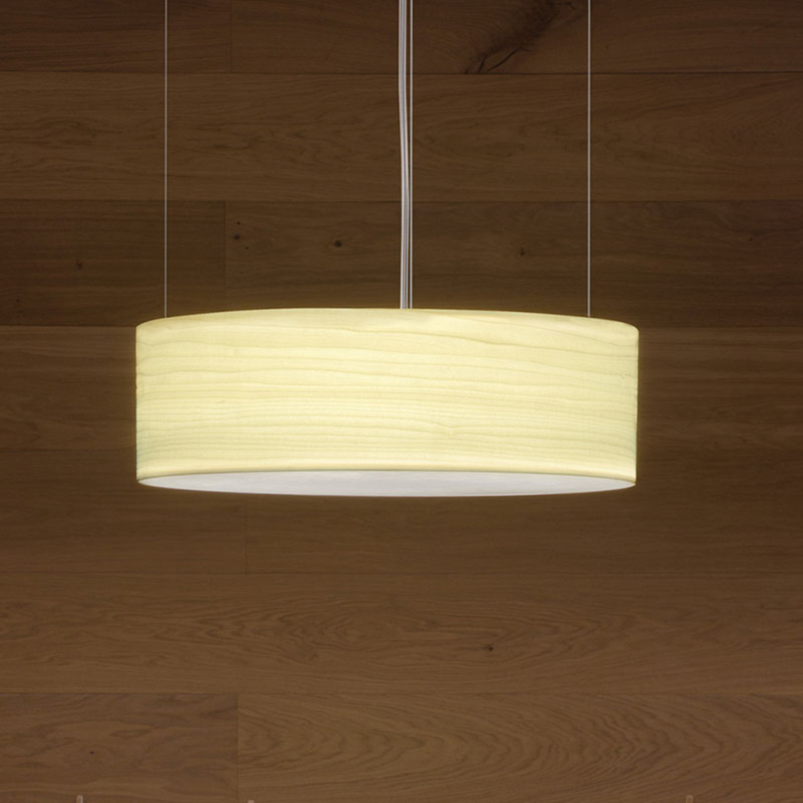 LZF Gea Slim LED hanging lamp 0-10 V dim, ivory